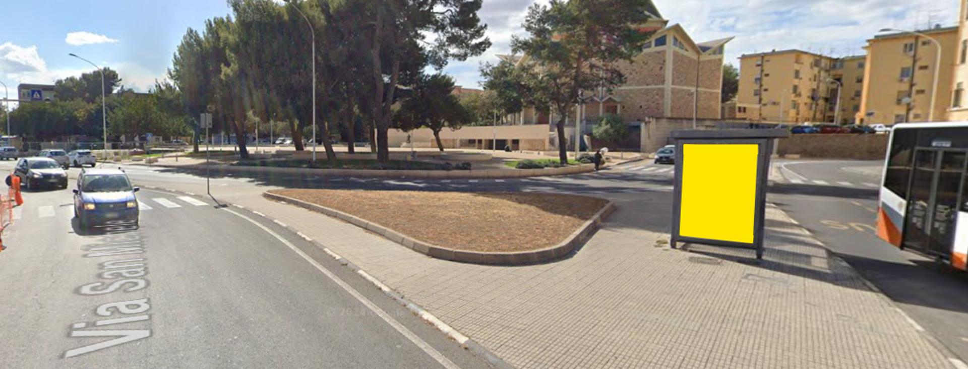 Impianto PENSILINA a Cagliari, in zona Mondadori