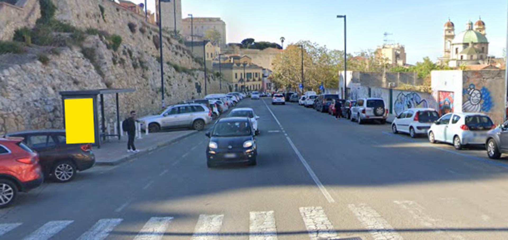 Impianto PENSILINA a Cagliari, in zona Ghetto degli Ebrei