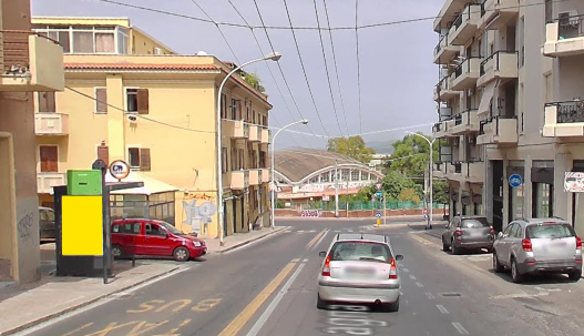 Impianto PENSILINA a Cagliari, in zona Chiesa di San Francesco d'Assisi