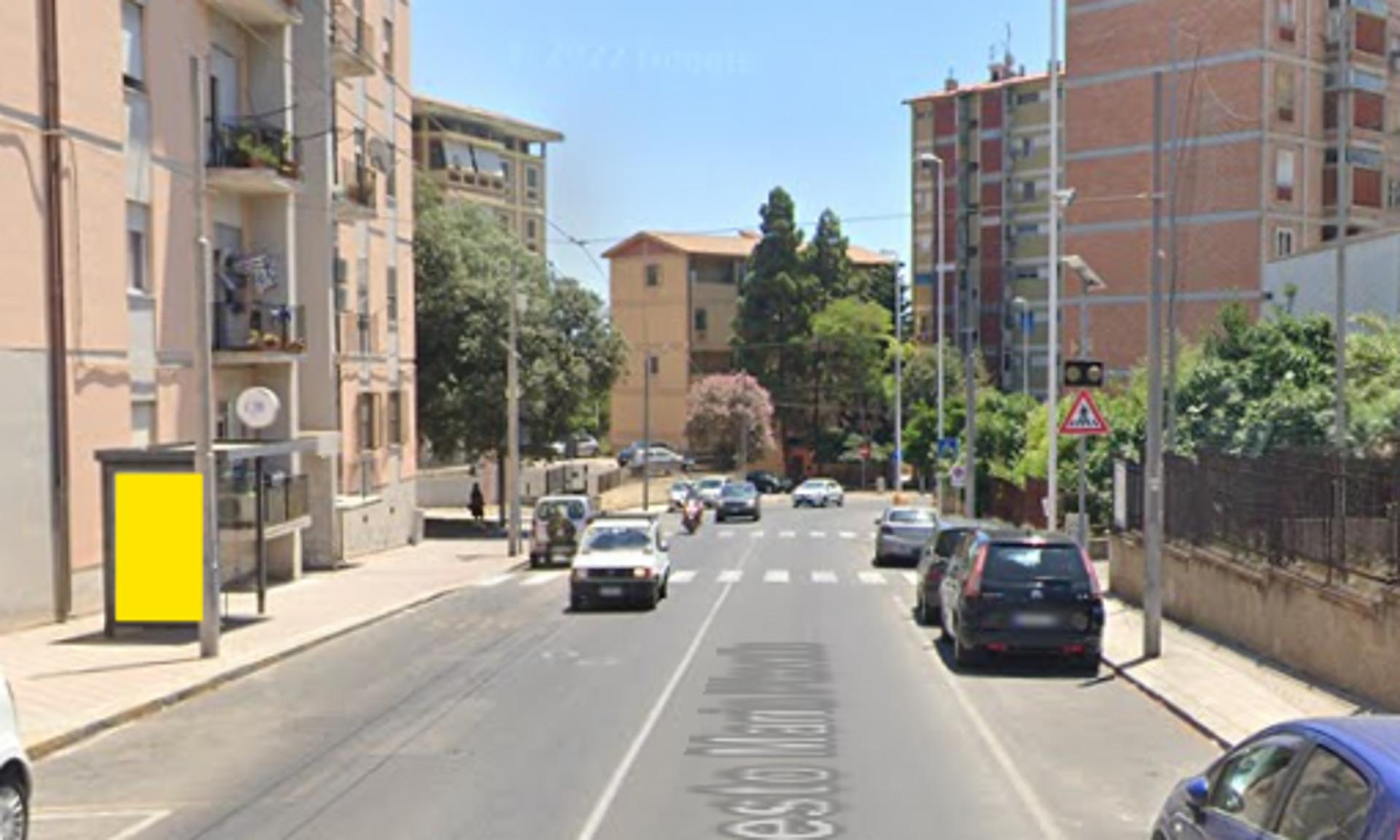 Impianto PENSILINA a Cagliari, in zona Amelia Pam