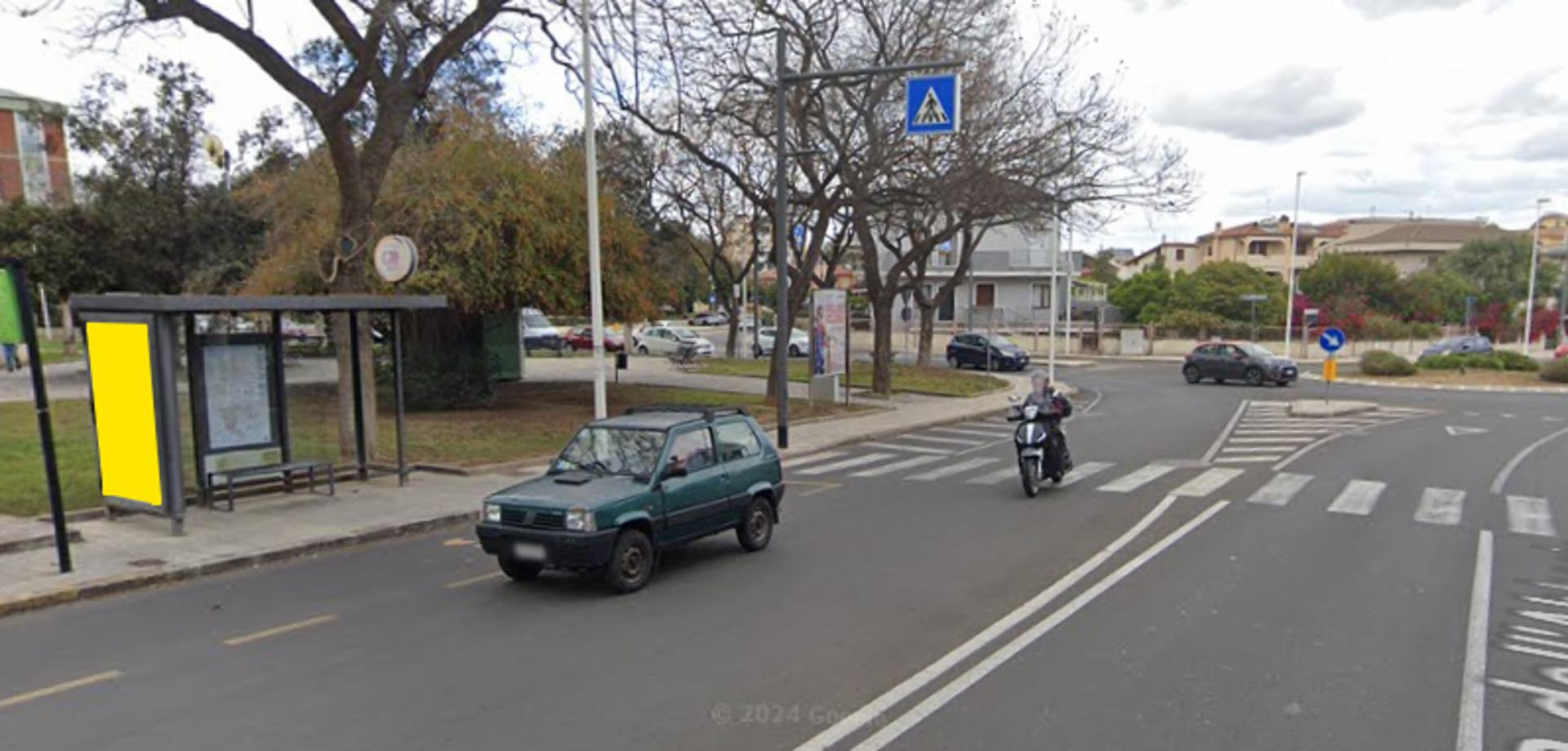Impianto PENSILINA a Cagliari, in zona Gieffe