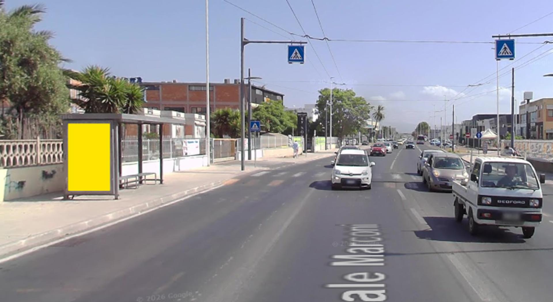 Impianto PENSILINA a Cagliari, in zona Lidl