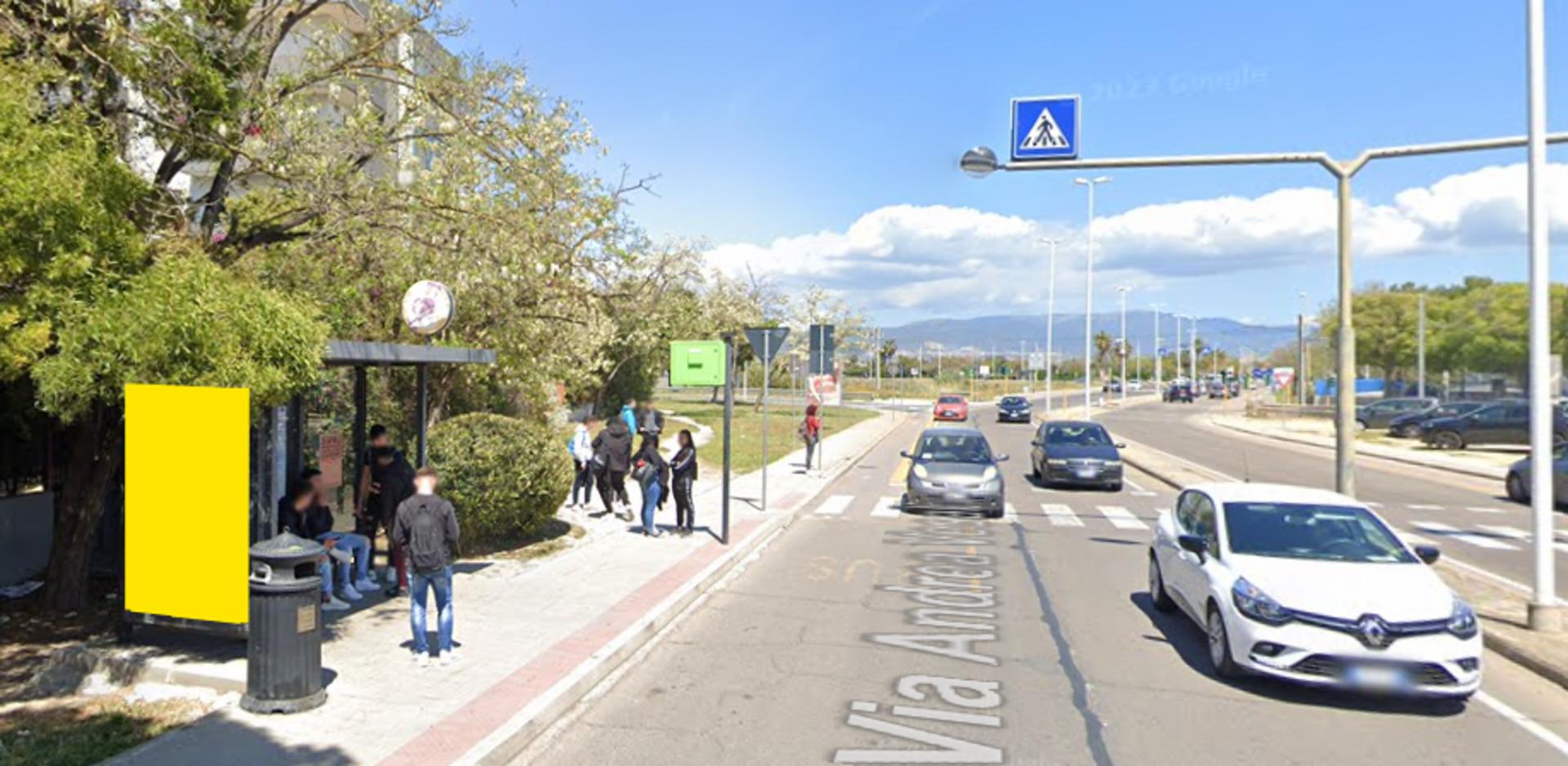 Impianto PENSILINA a Cagliari, in zona Metà