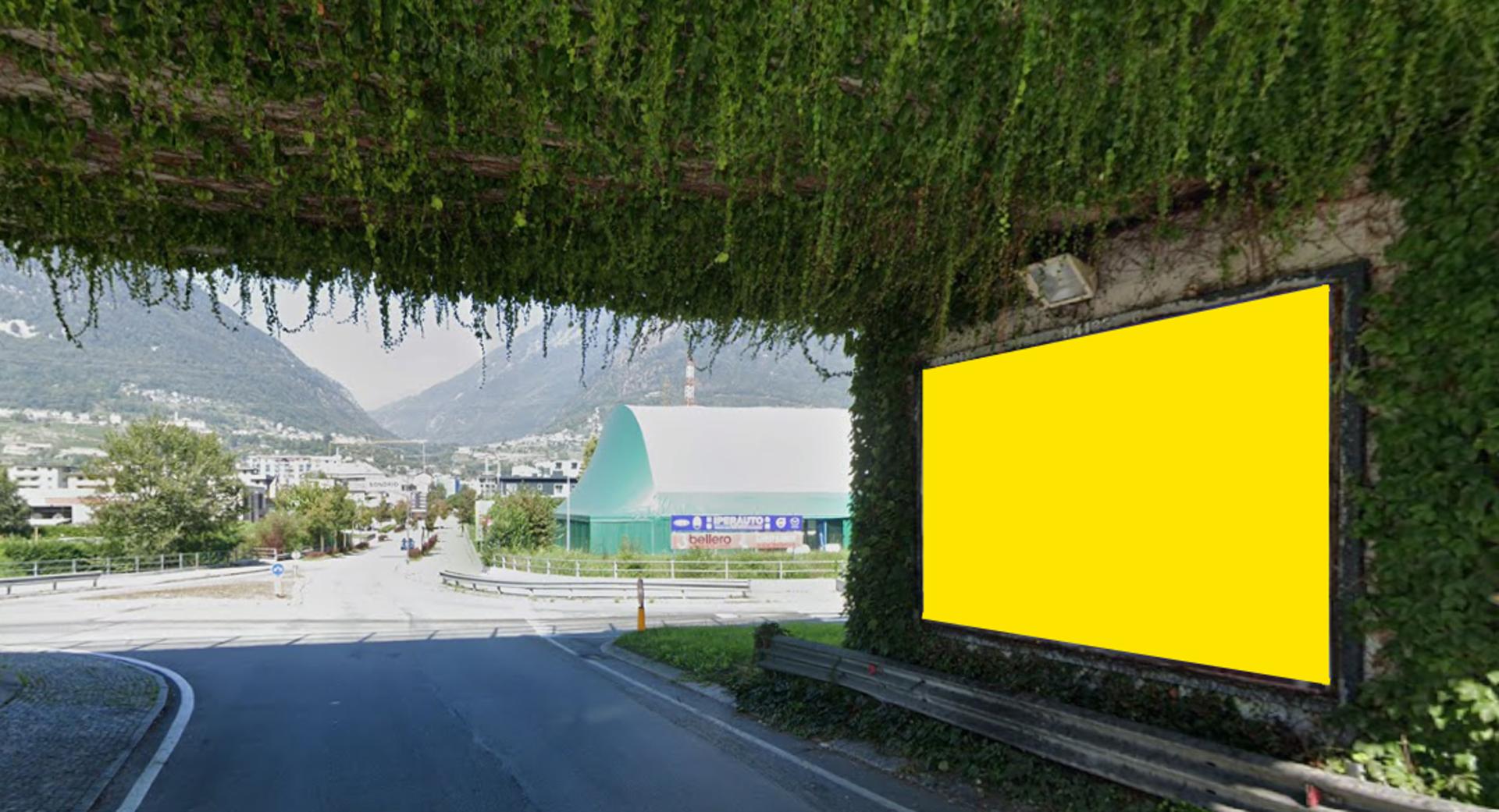 Impianto a Via Vanoni sotto ponte SS 38  Sondrio