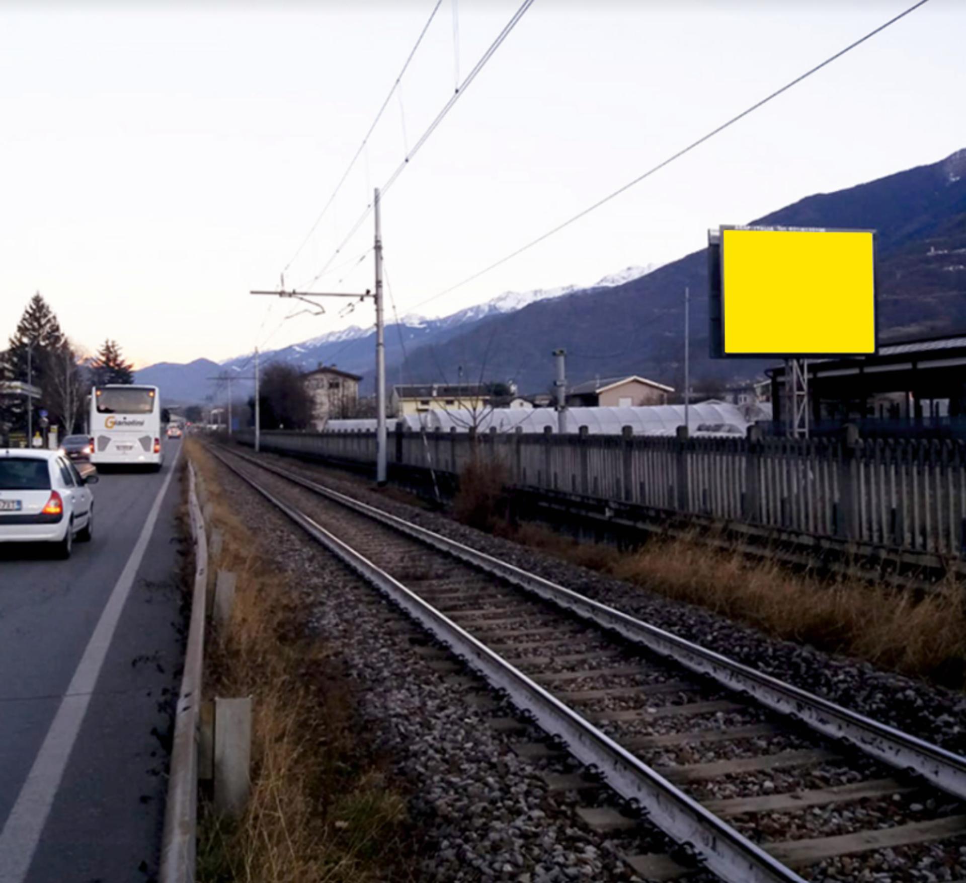 Impianto POSTER a Sondrio, in zona Bar Millemiglia