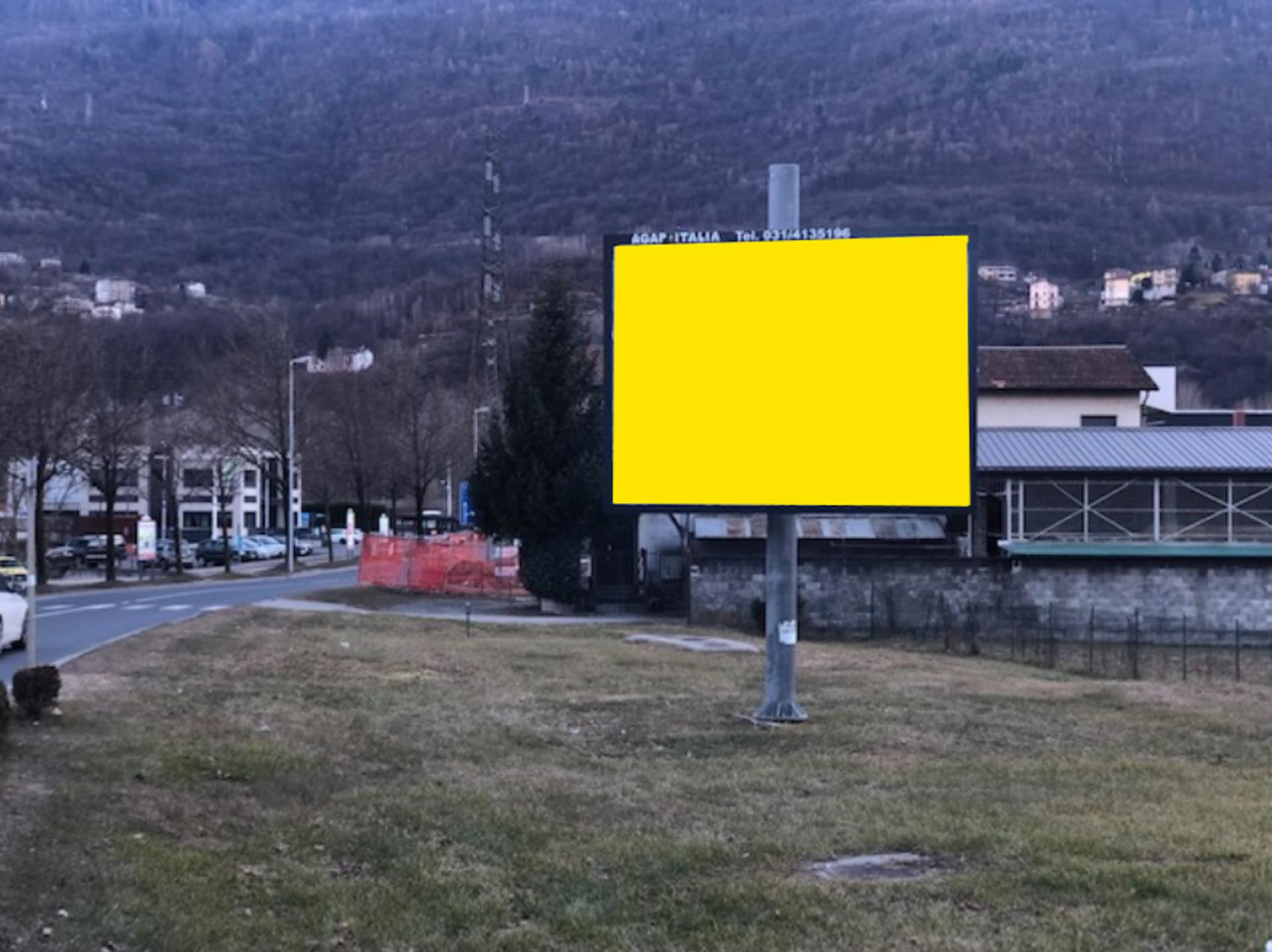 Impianto POSTER a Sondrio, in zona Sport-Side