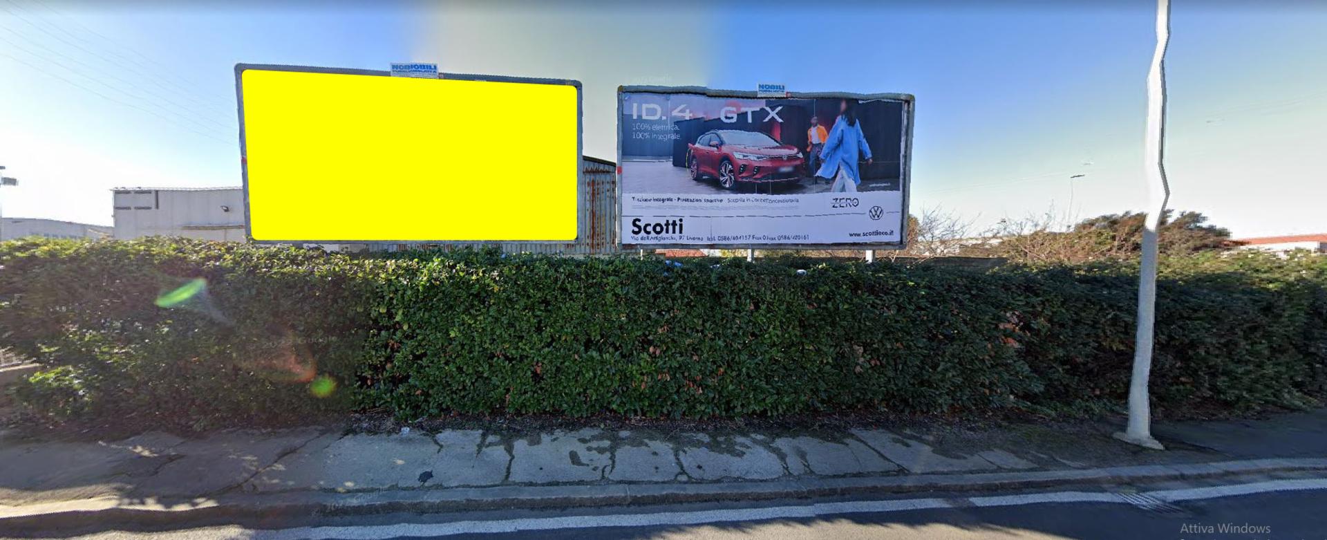 Impianto 6 X 3 a Livorno, in zona Mercatone Jiale