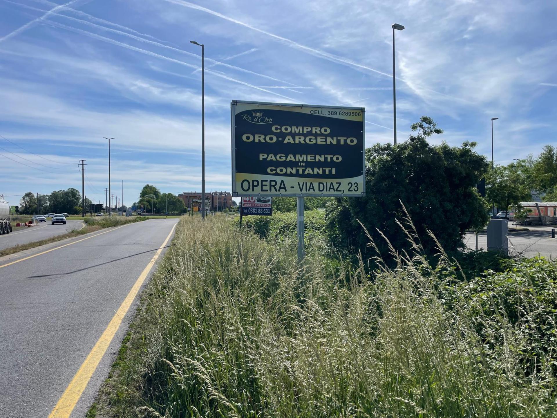 Impianto a S.P. 40 Km 2+342 dx f.te Conad  Lacchiarella