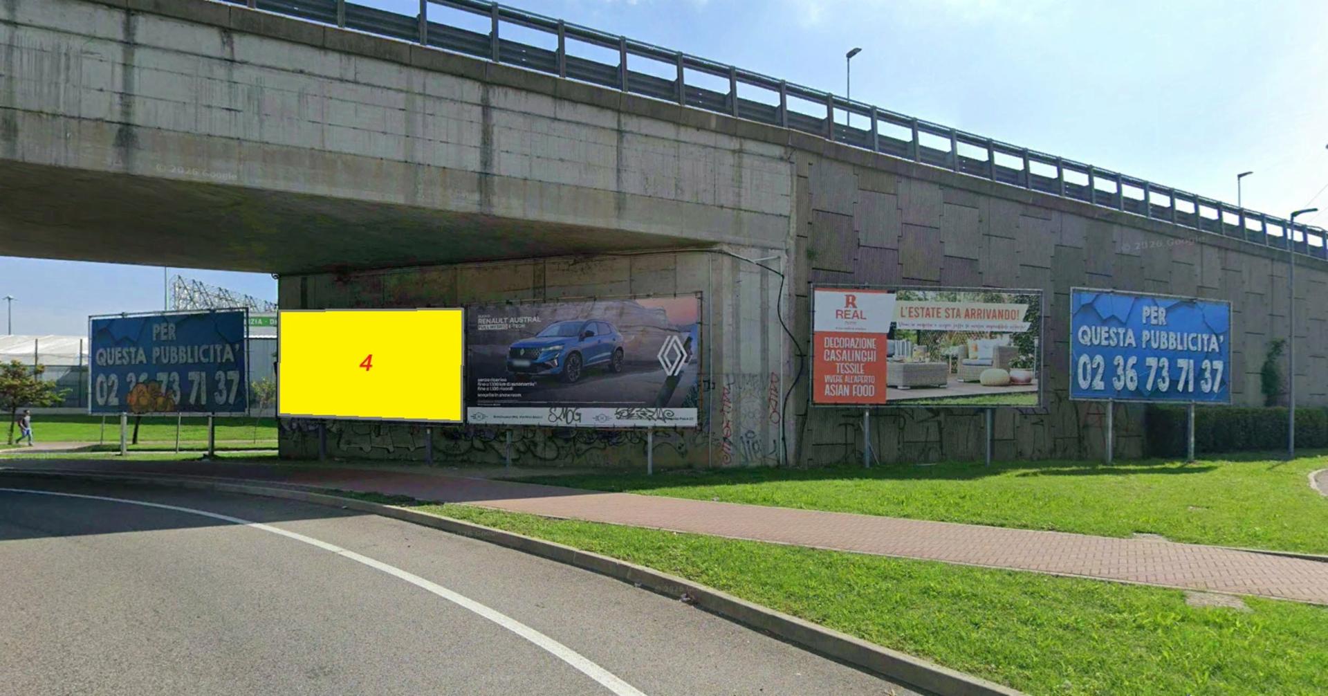 Impianto a VIA ISONZO ENTRATA TANGENZIALE E CC FIORDALISO IMPIANTO 4  Rozzano