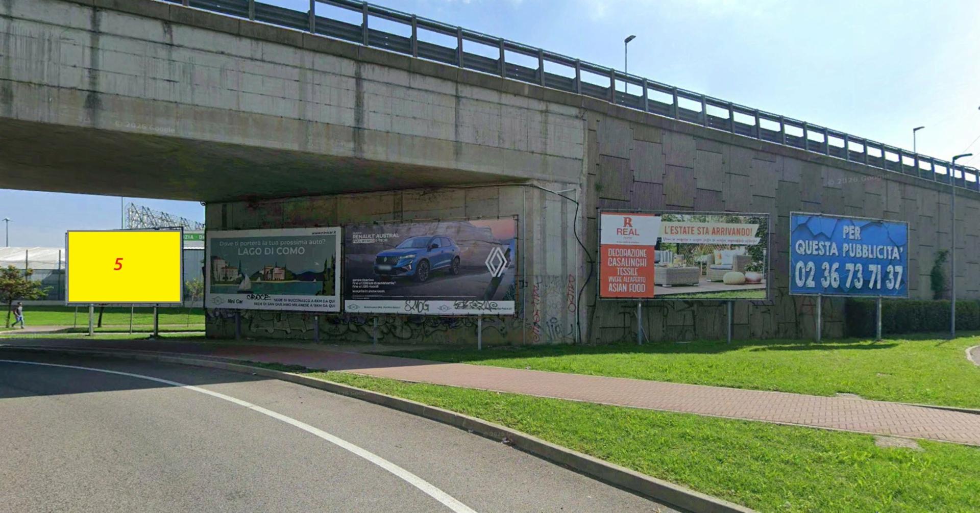 Impianto a VIA ISONZO ENTRATA TANGENZIALE E CC FIORDALISO IMPIANTO 5  Rozzano