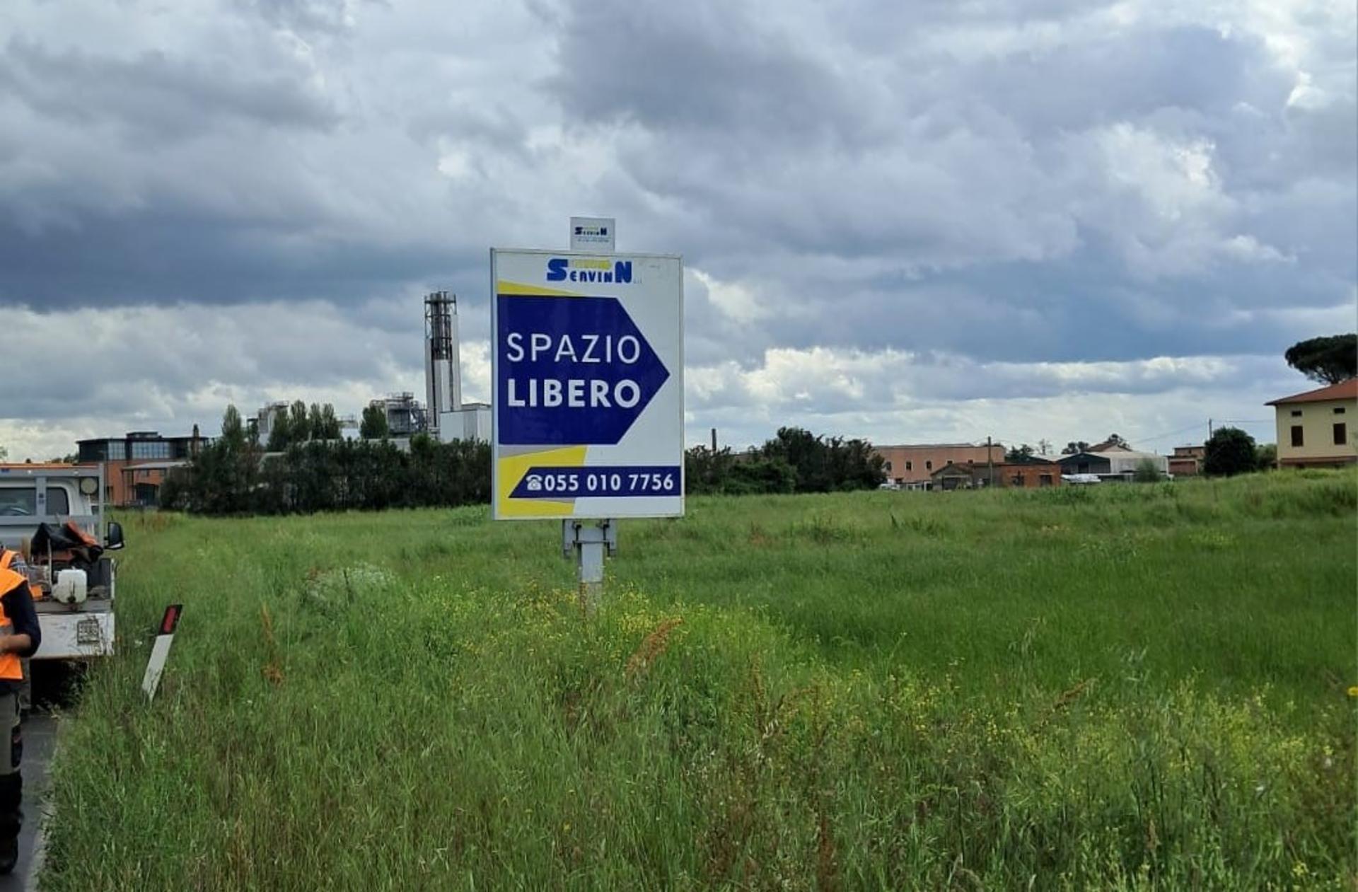 Impianto cartellonistica a Montale