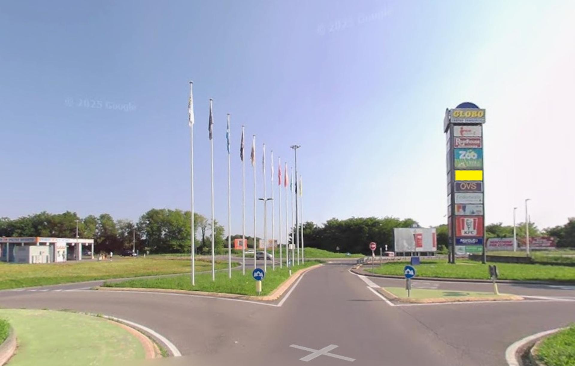 Impianto TOTEM a Busnago, in zona Aldi