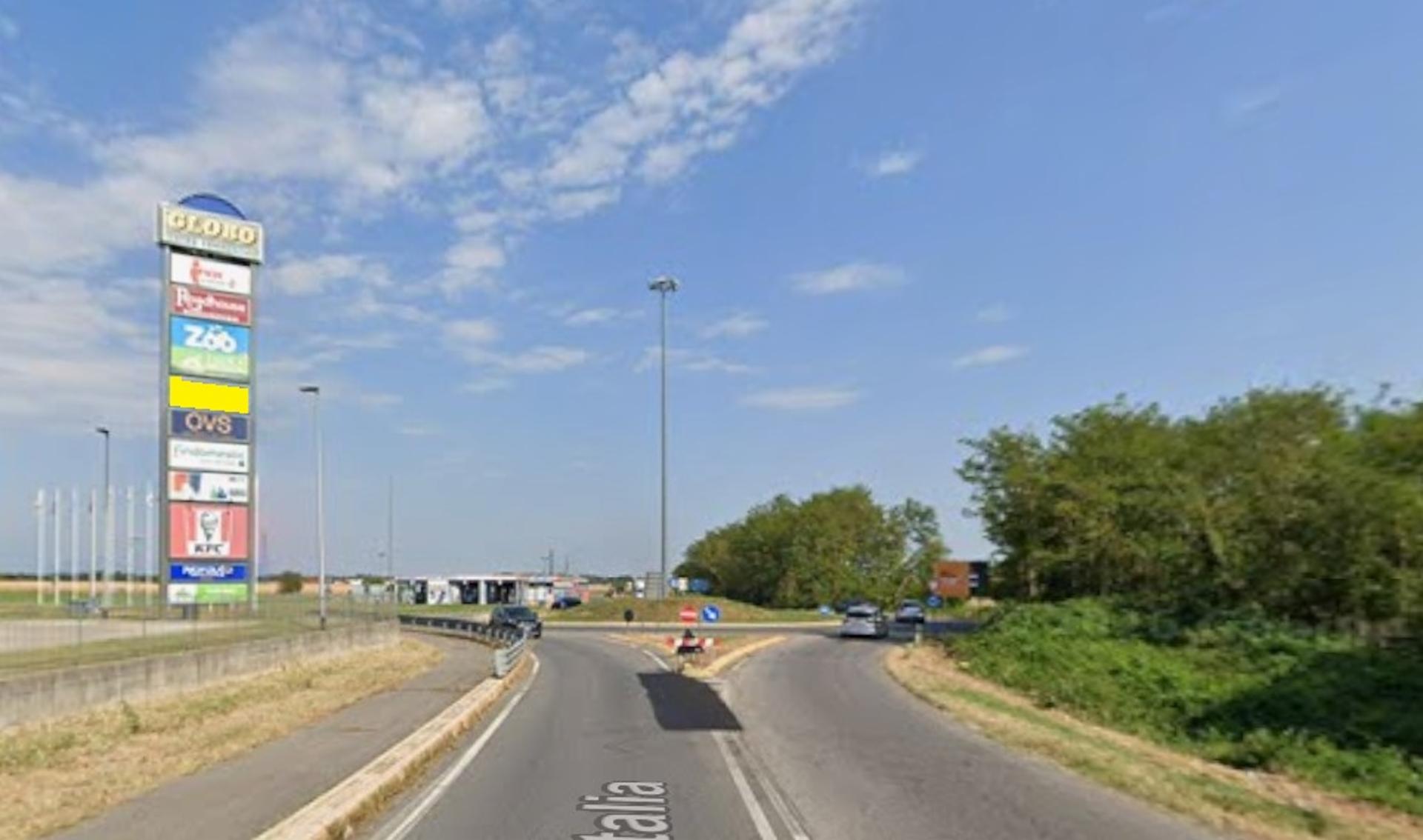 Impianto TOTEM a Busnago, in zona Aldi