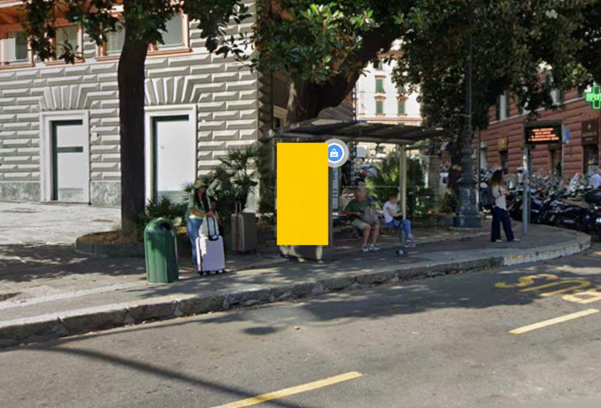 Impianto TOTEM DIGITALE a Genova, in zona Doppelgänger