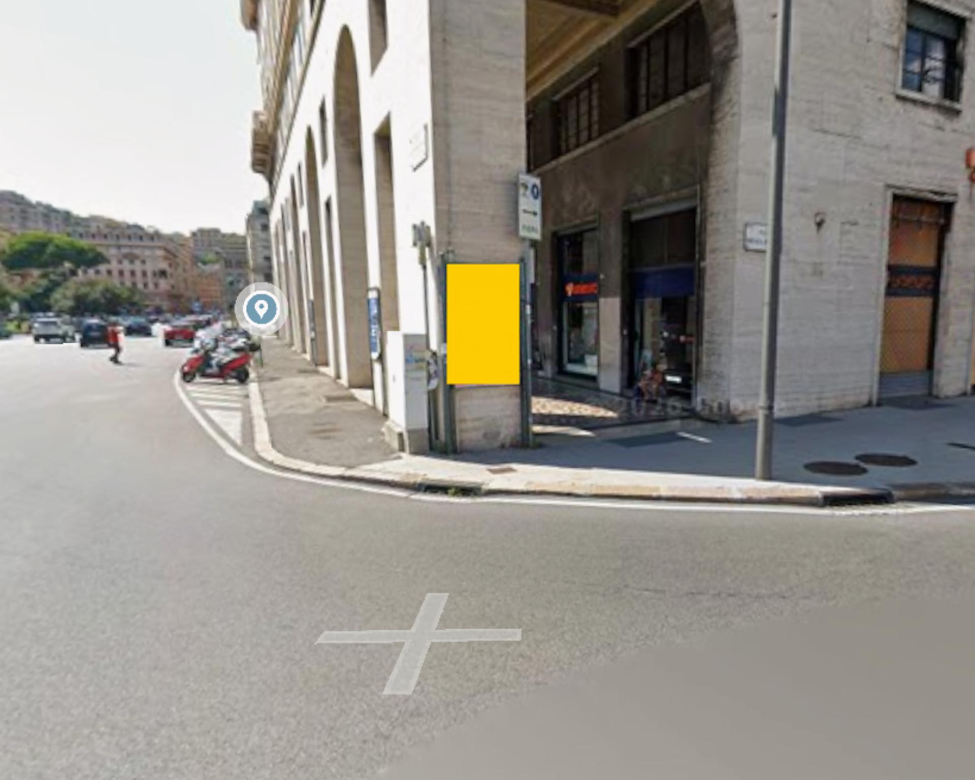 Impianto TOTEM a Genova, in zona Ristorante Gran Gotto
