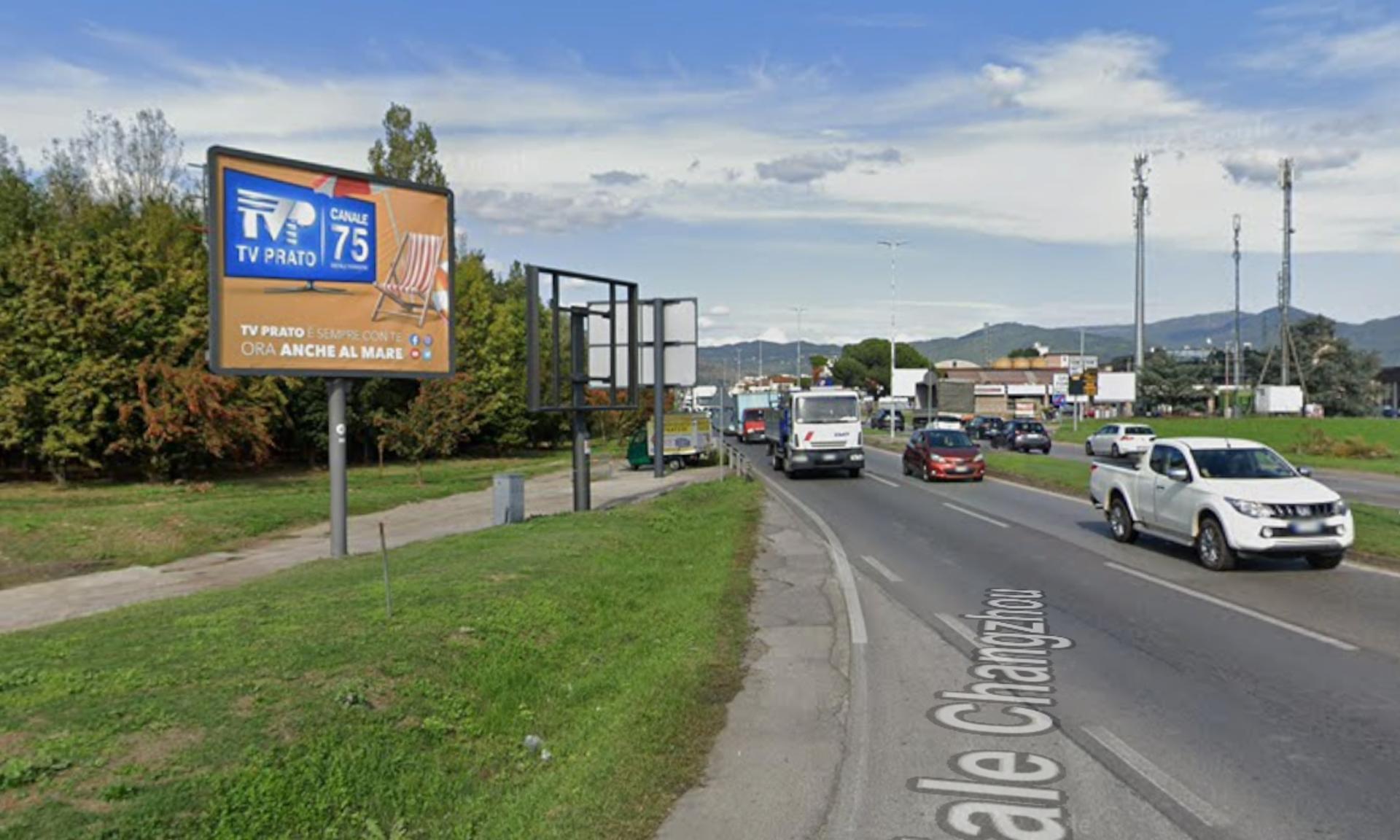 Impianto a VIA SOTTO L' ORGANO / TANGENZIALE CHANG ZHOU INGRESSO VISIBILE DIR.NORD-  Prato