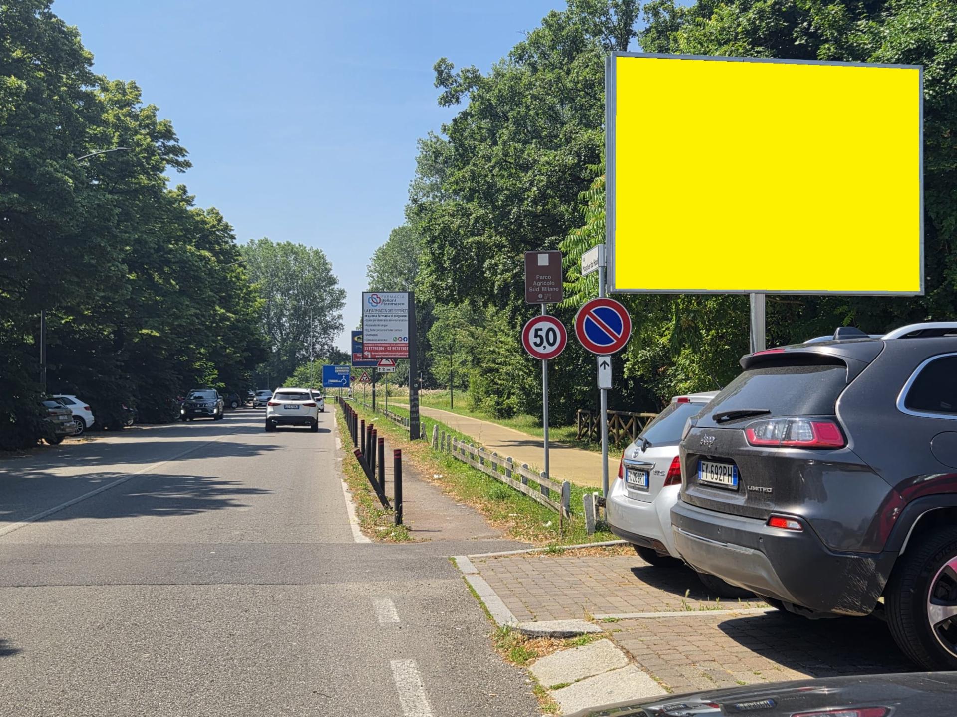 Impianto poster a Rozzano