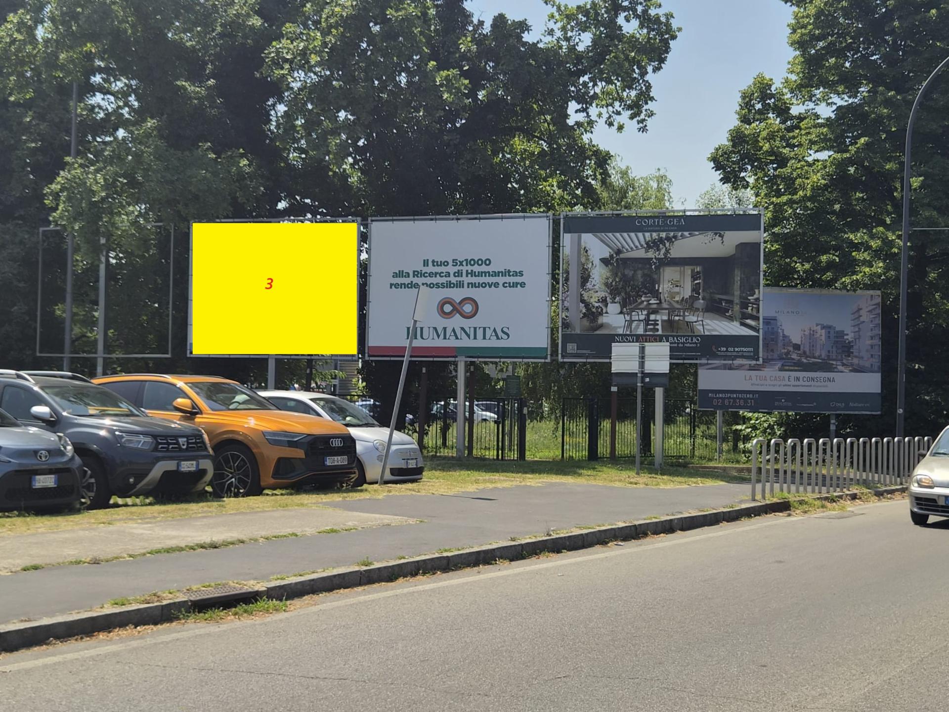 Impianto a Via Manzoni f.te Ospedale Humanitas dir. Basiglio impianto 3  Rozzano