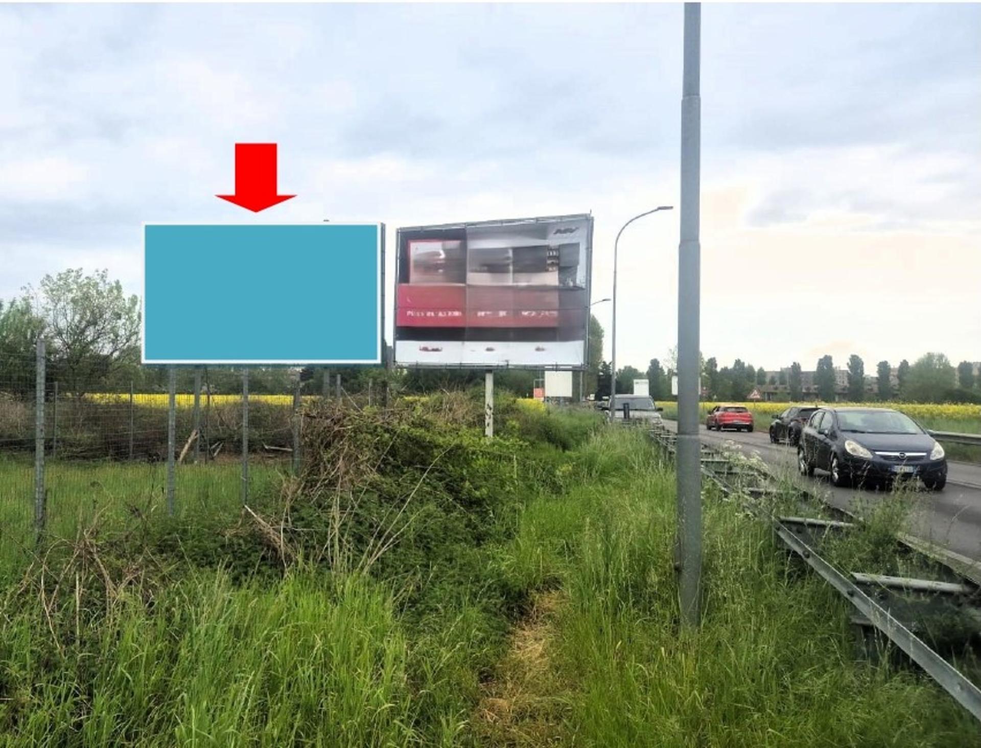 Impianto a SP 131 VIA RISORGIMENTO (BIF) FACCIATA DIR CINISELLO BMO (TELAIO BANNER)  Cinisello Balsamo