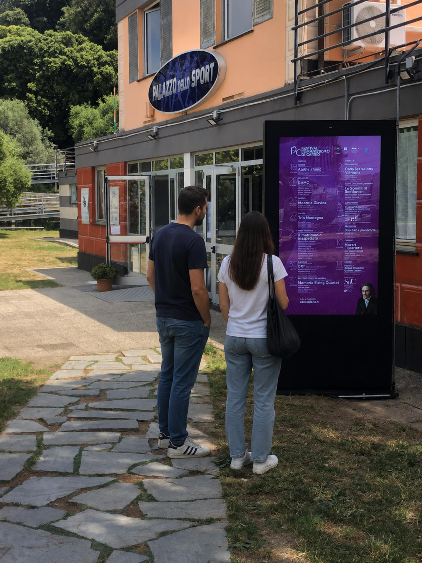 Impianto display / led a Lavagna