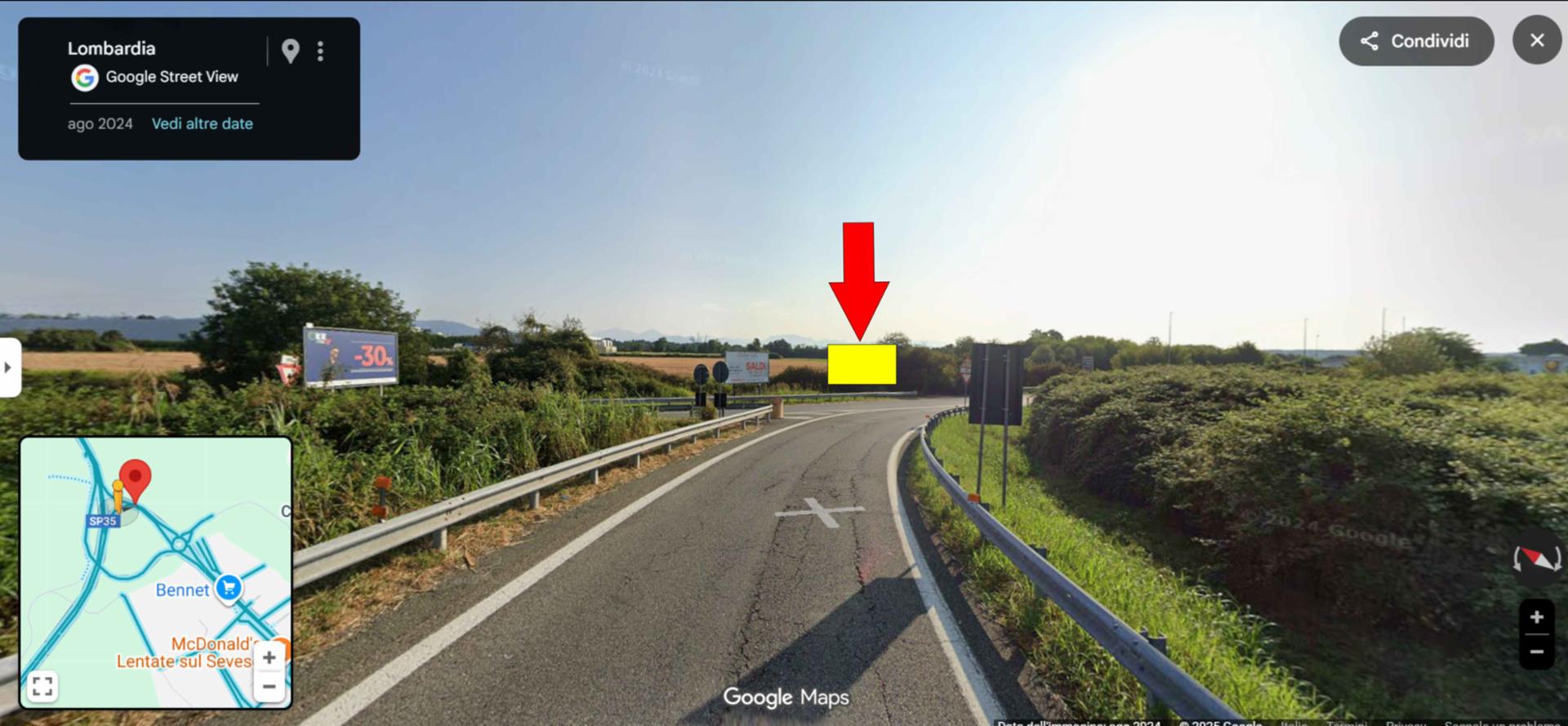 Impianto a SUPERSTRADA MILANO - MEDA - LENTATE  Cermenate