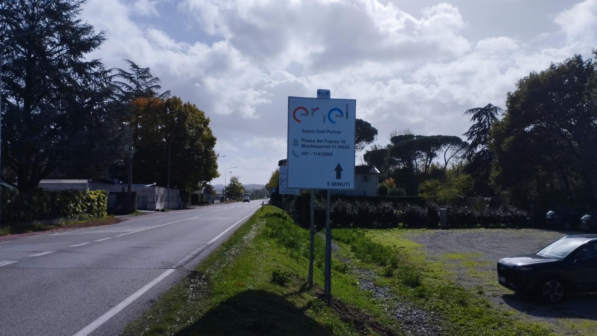 Impianto cartellonistica a Montespertoli
