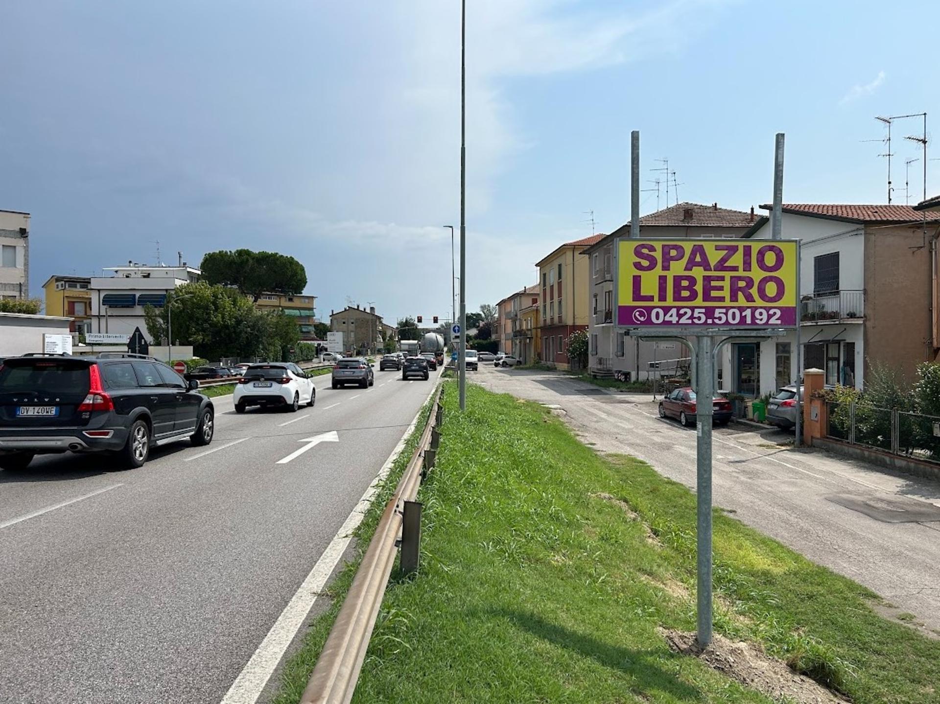 Impianto cartellonistica a Occhiobello