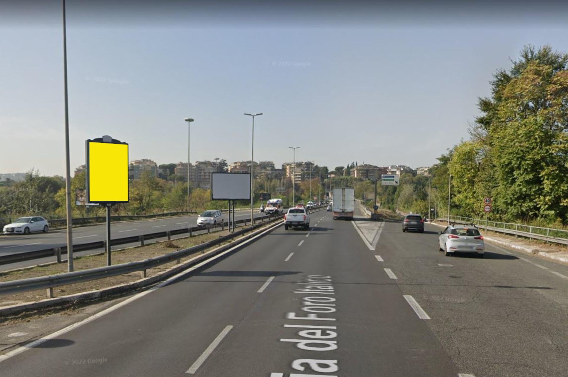 Impianto CARTELLONISTICA a Roma, in zona Tiro a Segno Nazionale di Roma