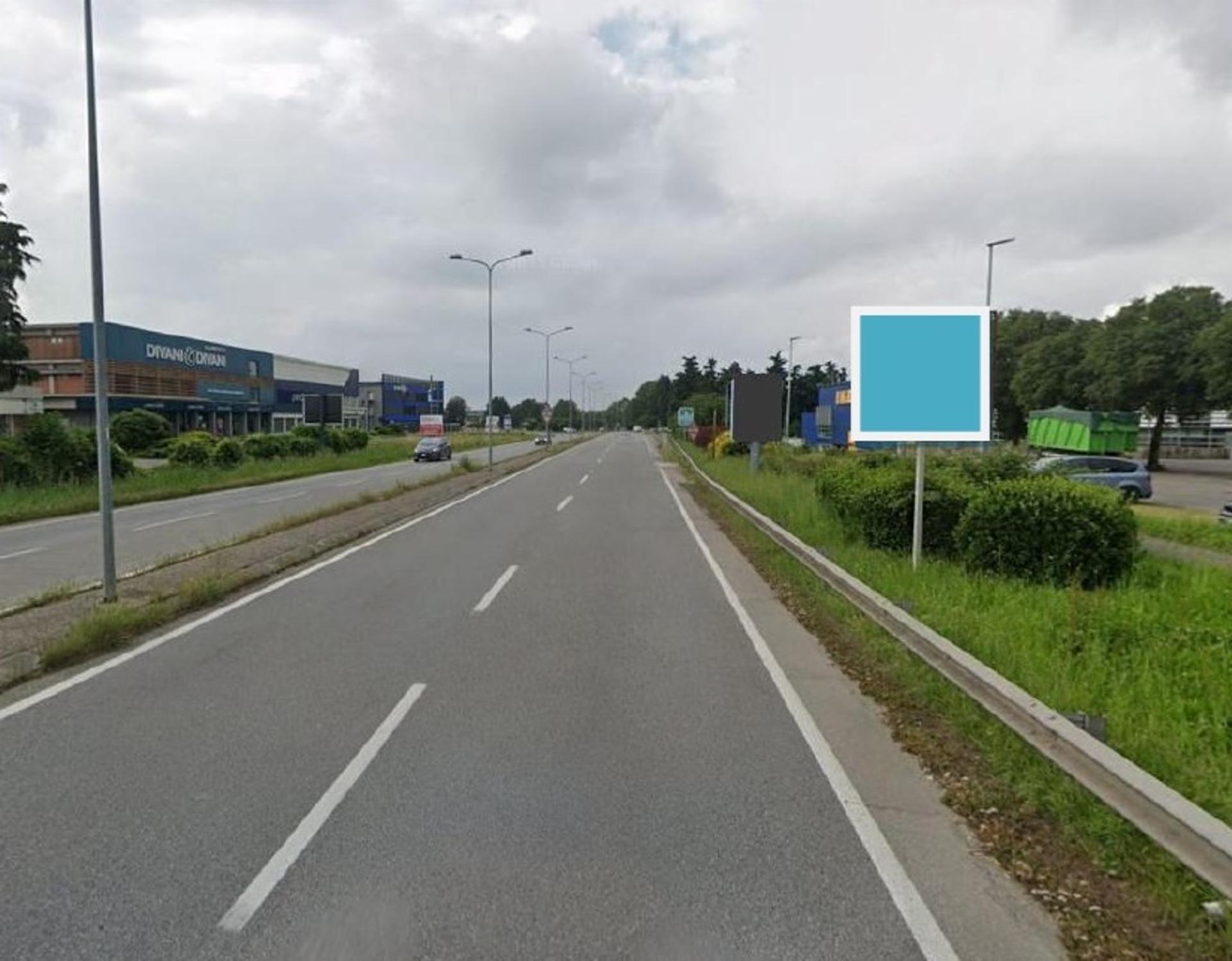 Impianto a SP 121 (ALT. IKEA) FACCIATA DIR CERNUSCO SN  Carugate