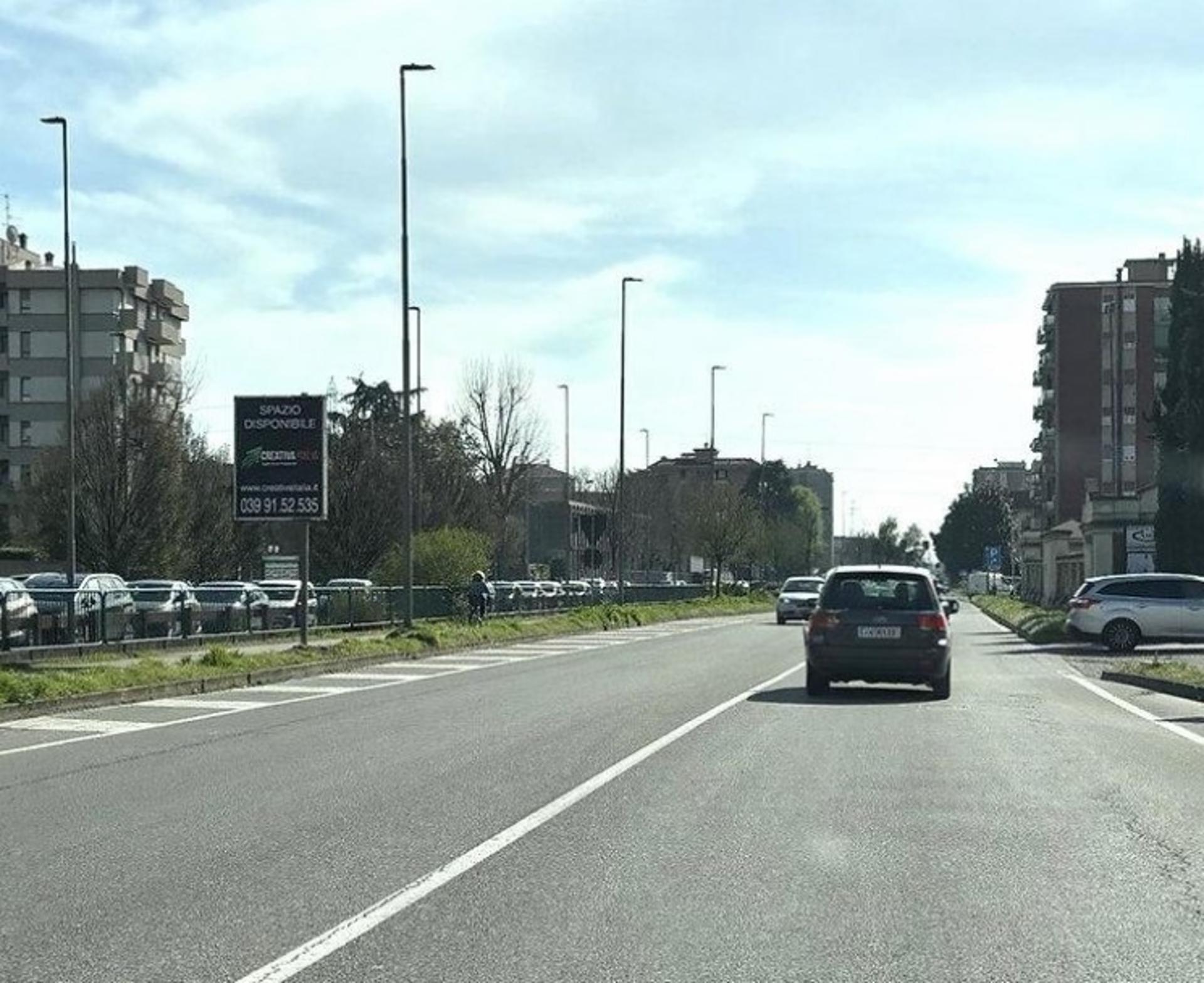 Impianto cartellonistica a Brugherio