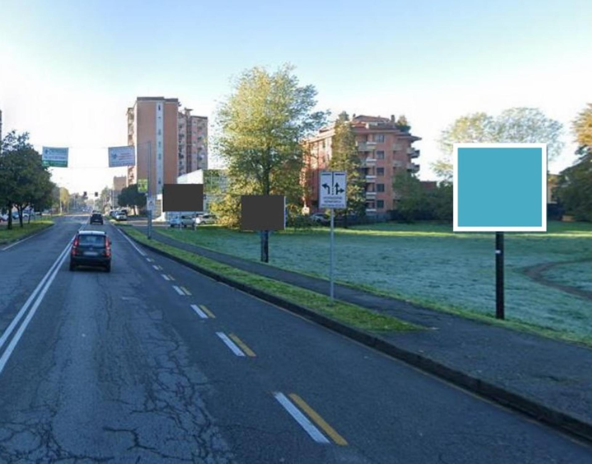 Impianto cartellonistica a Brugherio