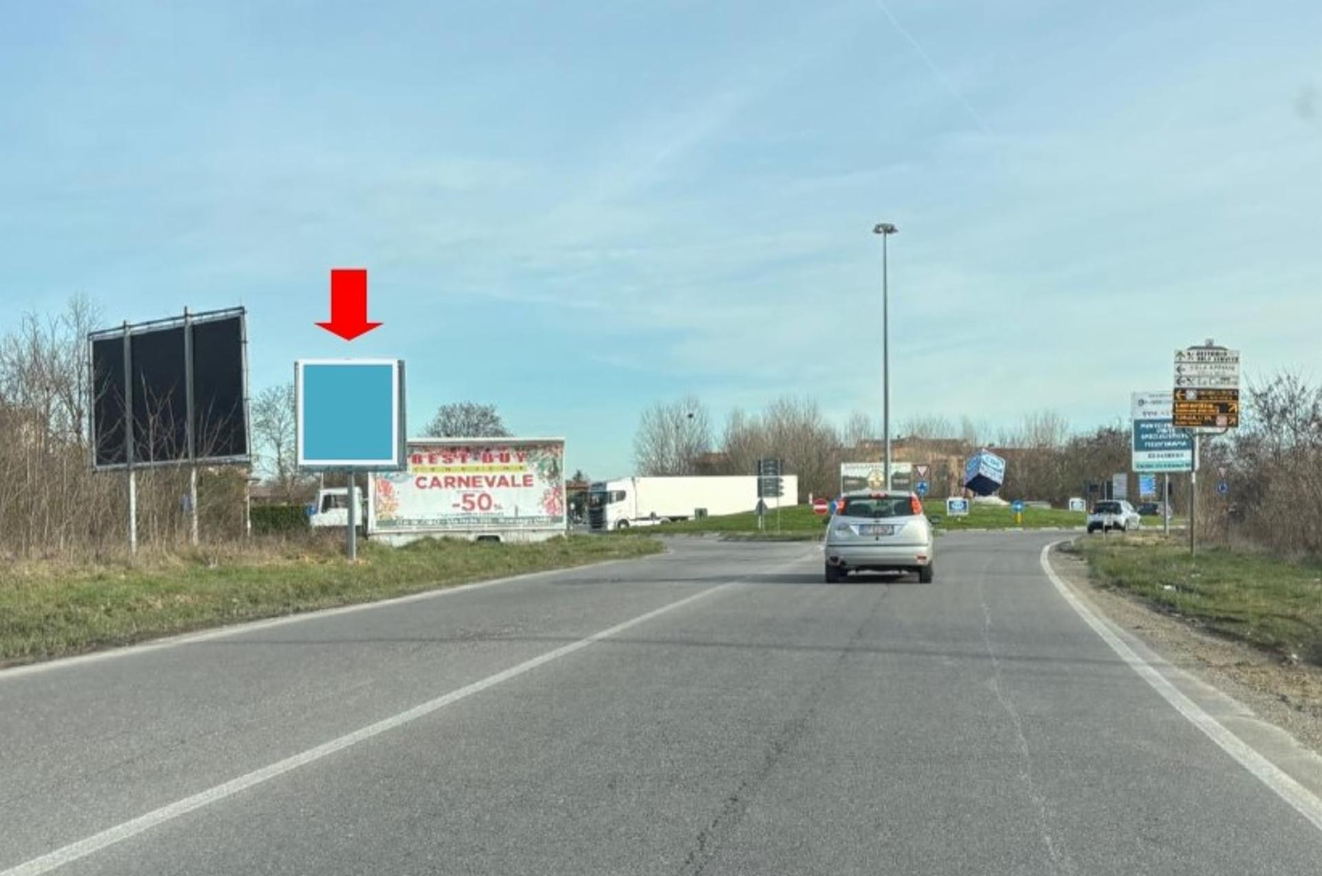 Impianto cartellonistica a Trezzo sull'Adda