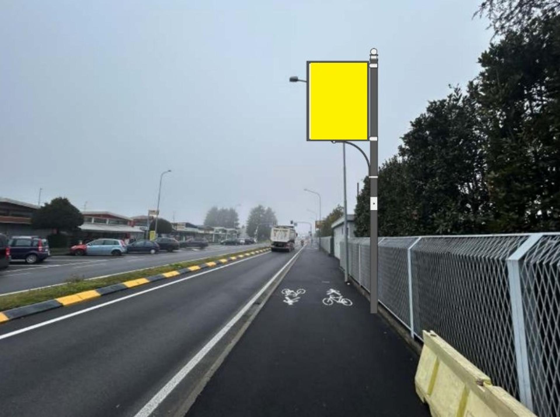 Impianto a CORSO Europa fronte civico 71  Ciserano