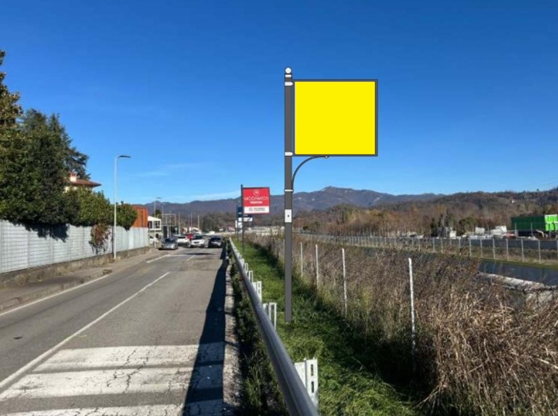 Impianto cartellonistica a Valbrembo