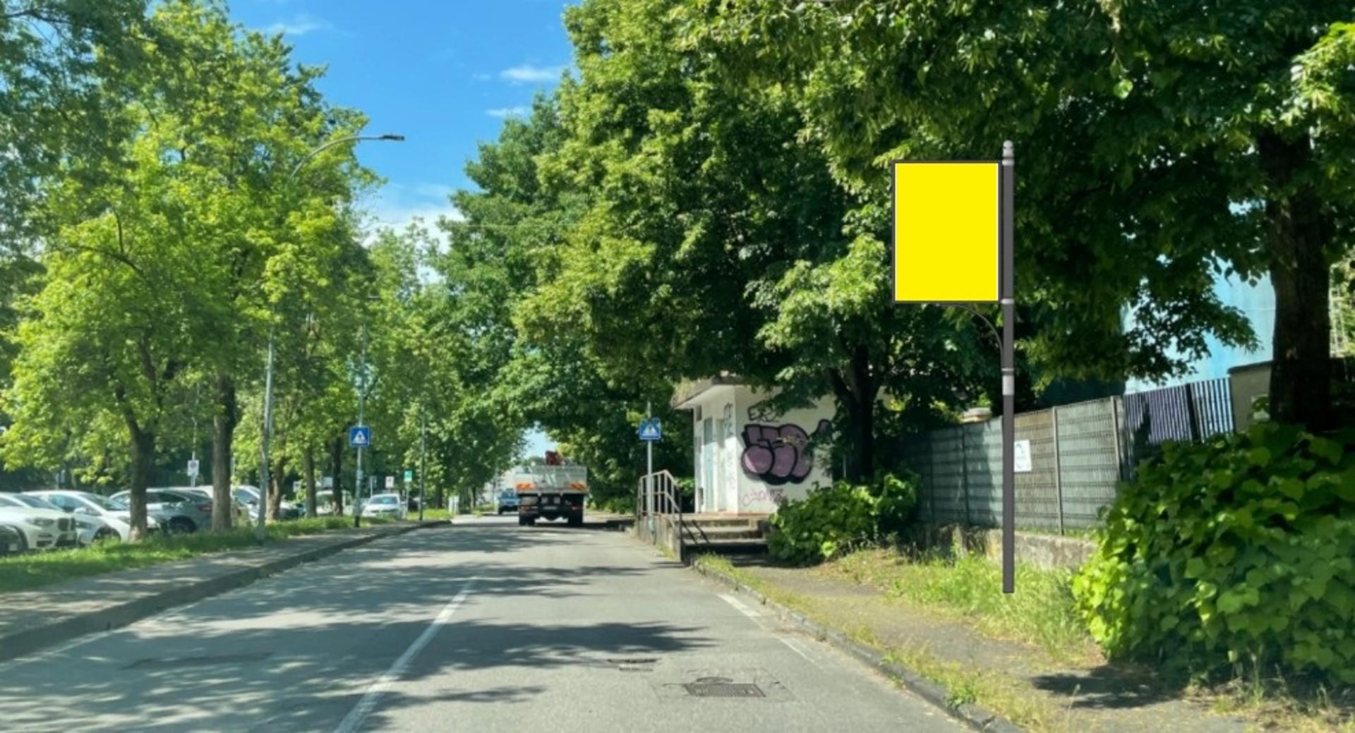 Impianto cartellonistica a Cavenago di Brianza