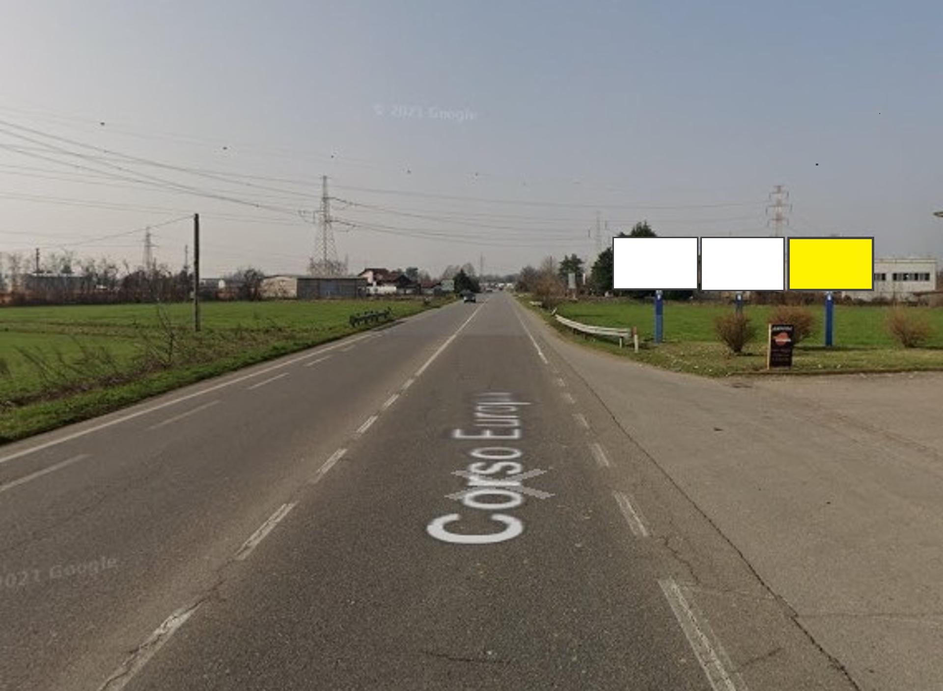 Impianto cartellonistica a Magenta