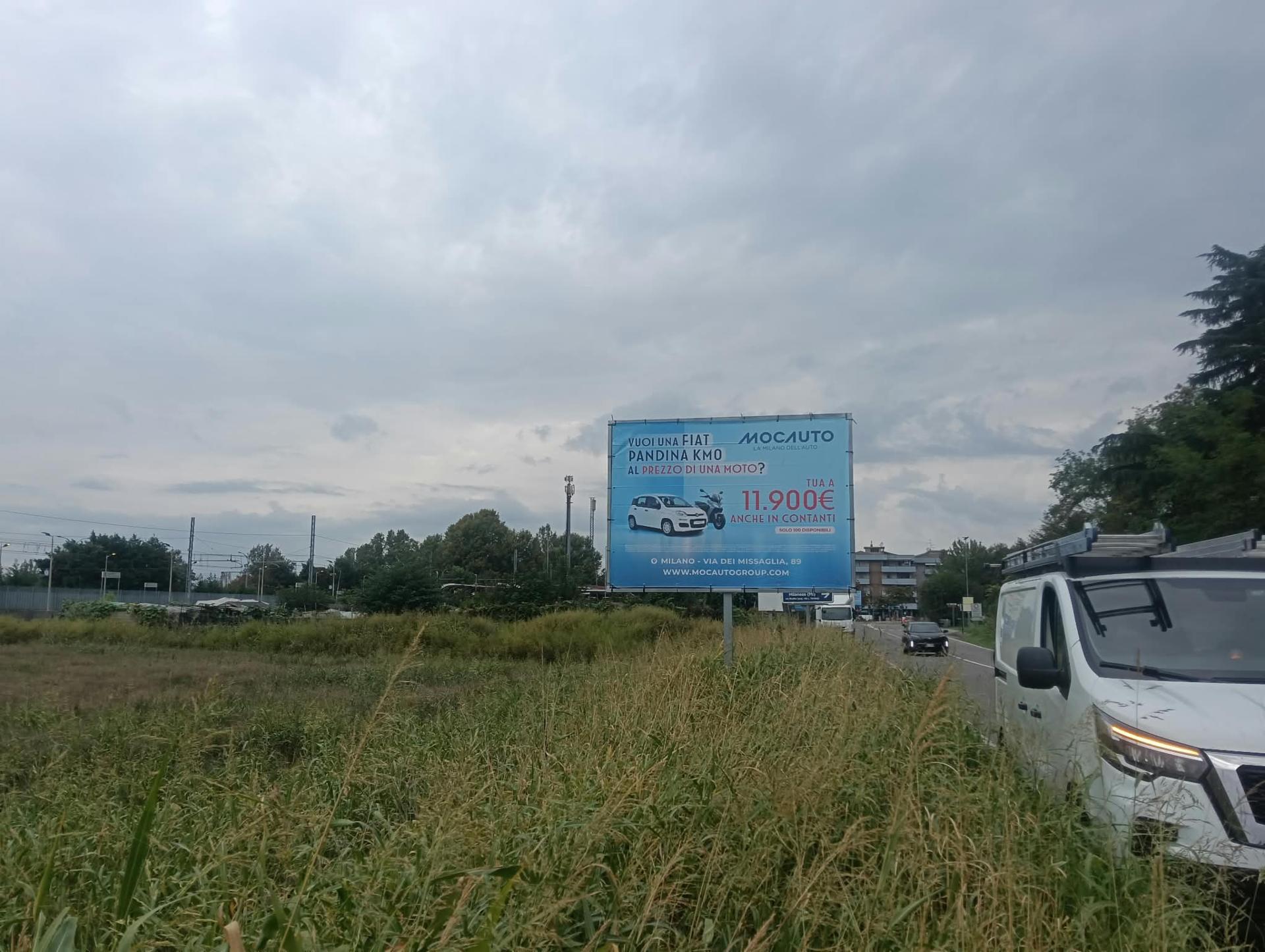 Impianto poster a San Giuliano Milanese