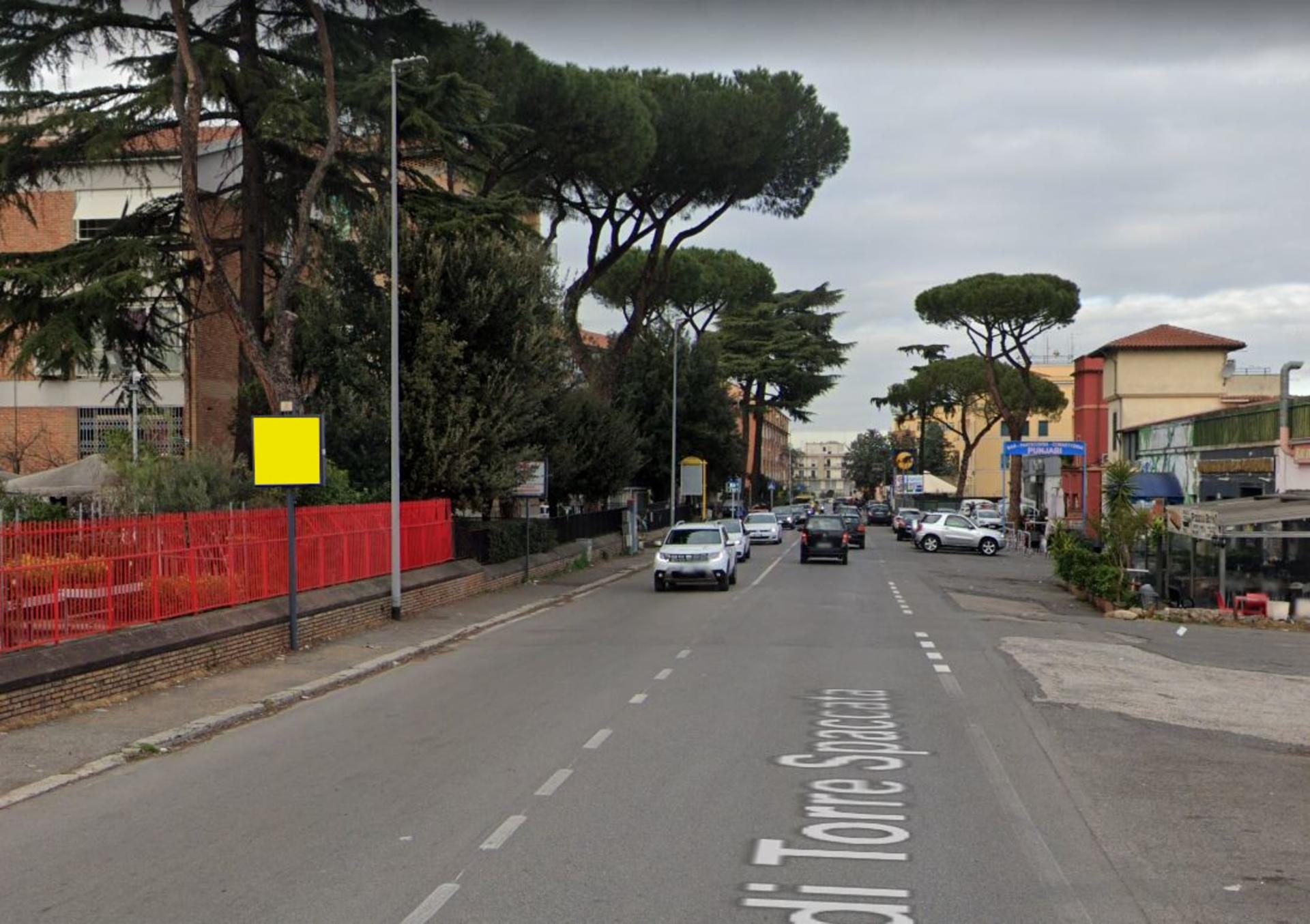 Impianto PALINA a Roma, in zona Lidl