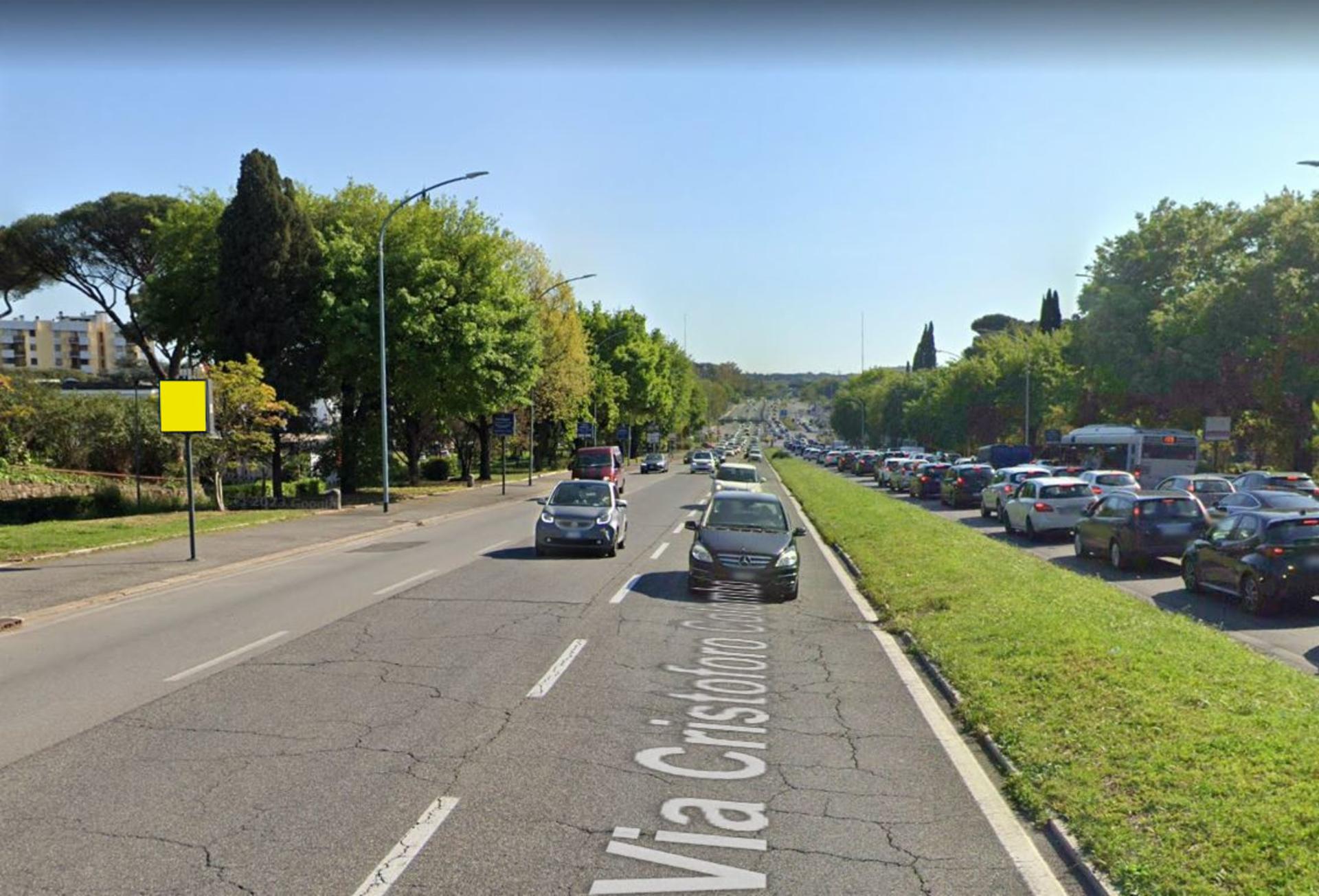 Impianto PALINA a Roma, in zona Euronics