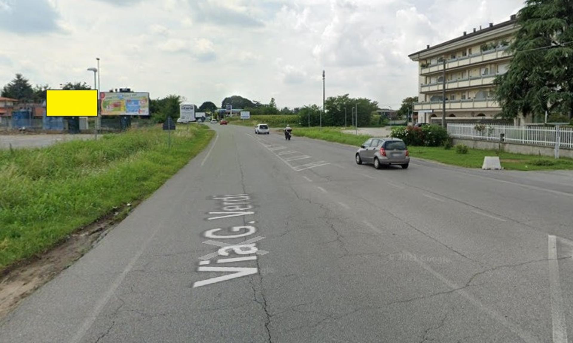 Impianto a S.P. 179 Km. 4+450/dx (dir. Bellinzago)  Trezzano Rosa