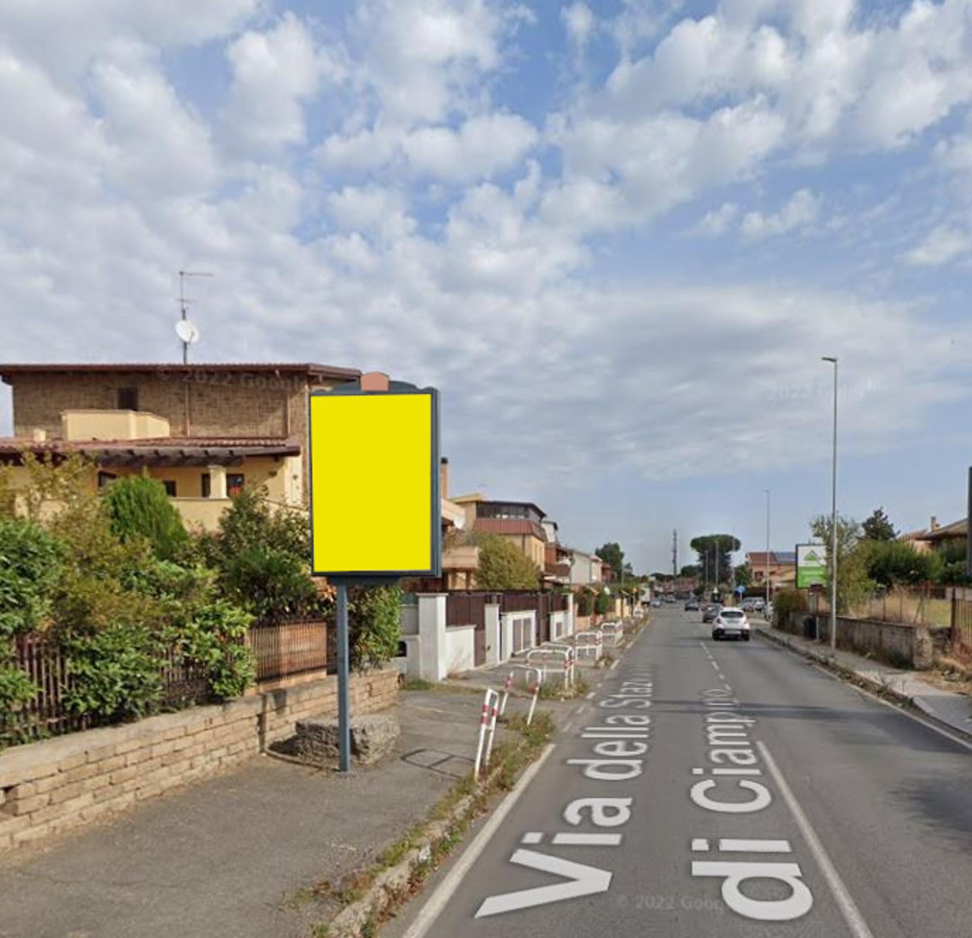 Impianto CARTELLONISTICA a Roma, in zona Super Pizza 2