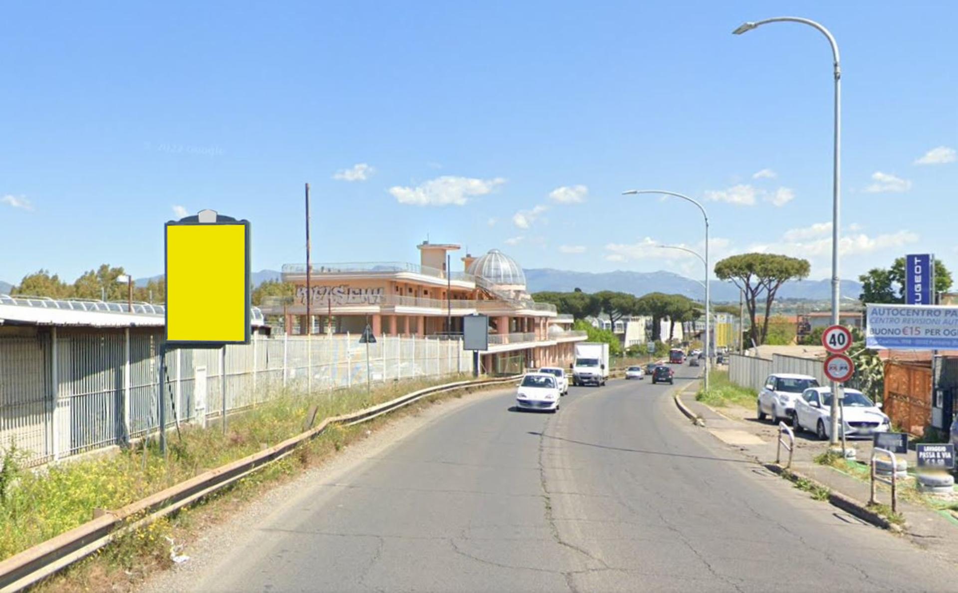 Impianto CARTELLONISTICA a Roma, in zona Emoji caffè
