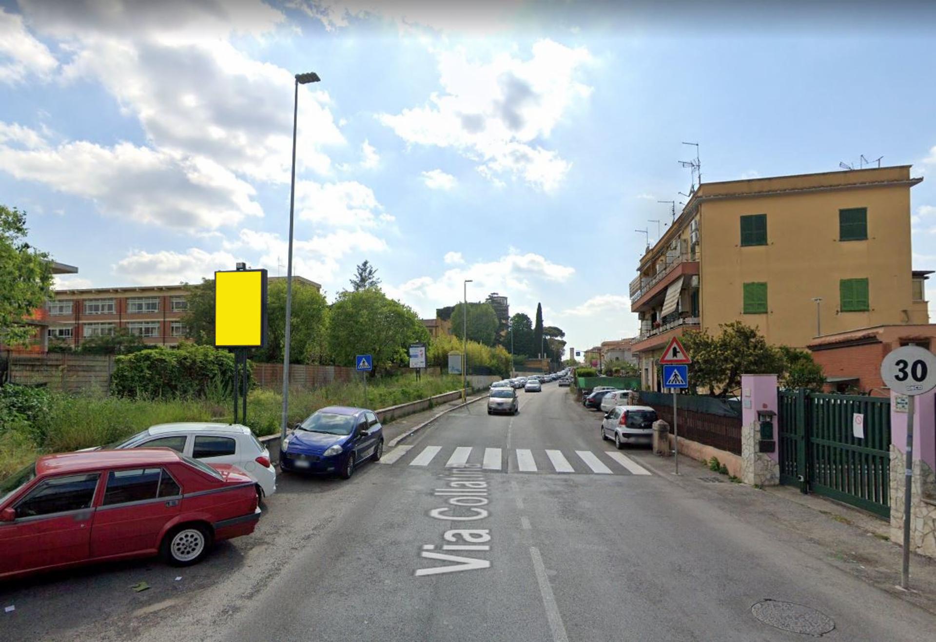Impianto CARTELLONISTICA a Roma, in zona Scuola secondaria Salvo D'Acquisto