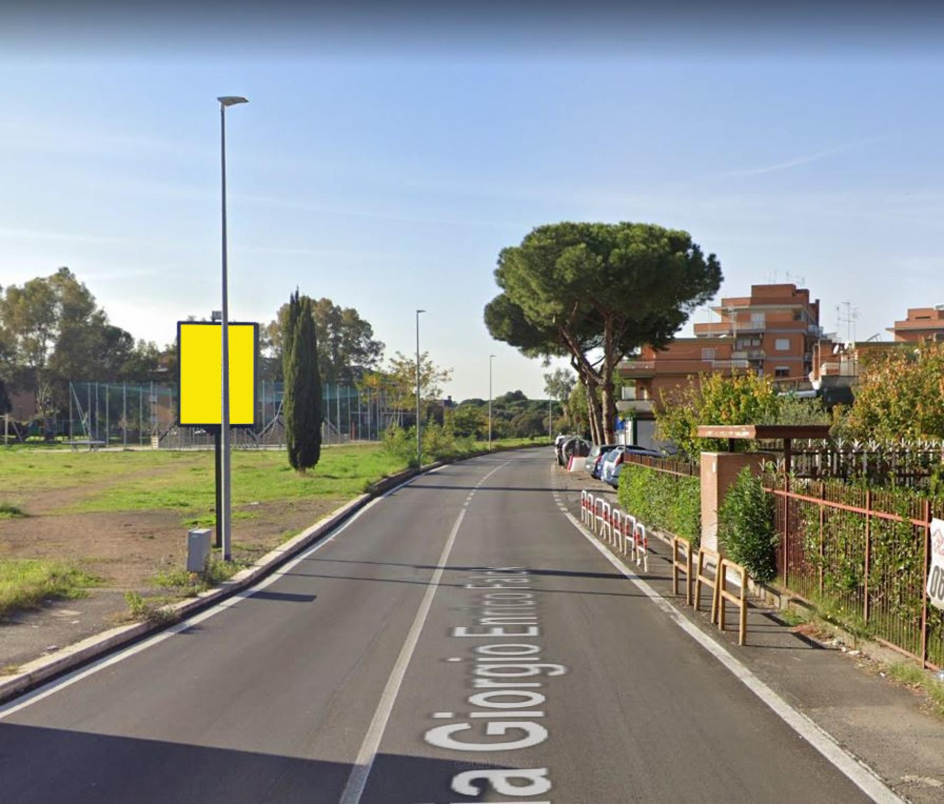 Impianto CARTELLONISTICA a Roma, in zona Commissariato Prenestino