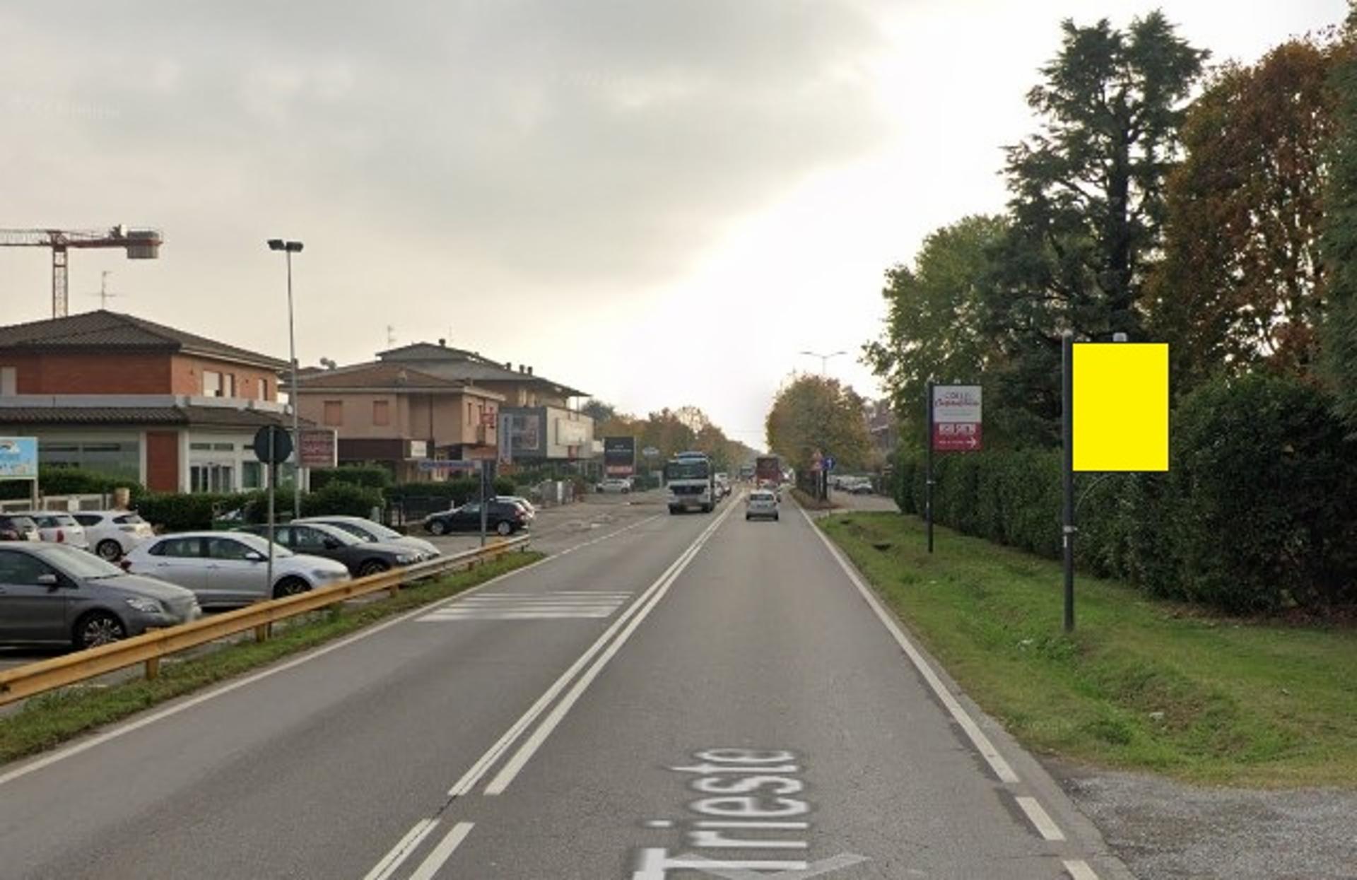 Impianto CARTELLONISTICA a Osio Sotto, in zona Chiesa di San Zenone