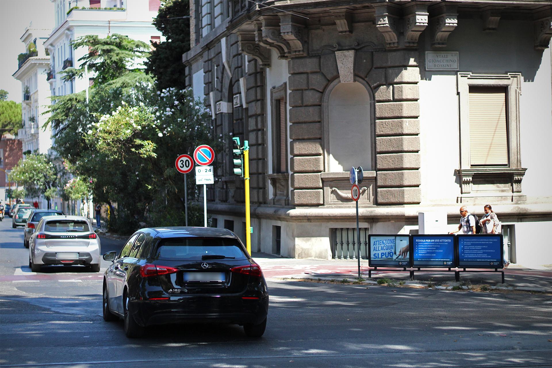 Impianto TRANSENNA a Roma, in zona Pescheria Rossini