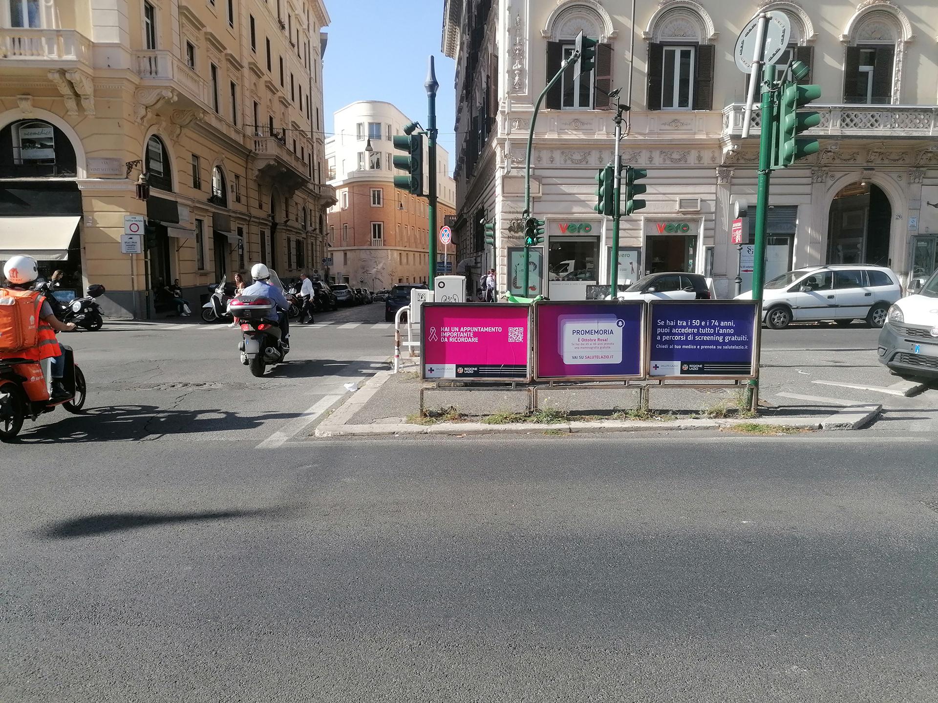 Impianto transenna a Roma