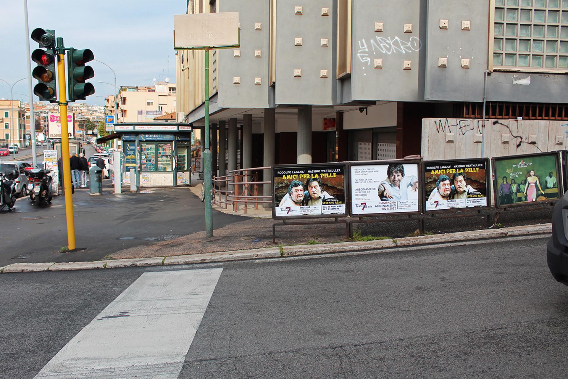 Impianto a VIA FLAMINIA - ang. Corso Francia  Roma