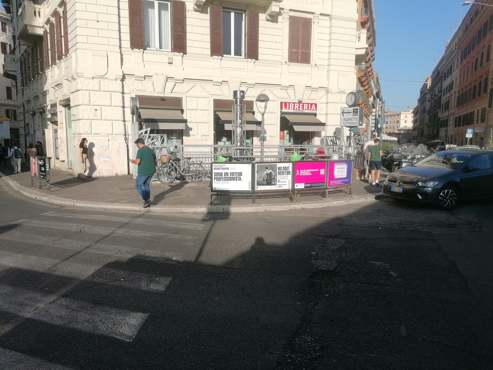 Impianto a PIAZZA FIUME - ang. Via Bergamo (sx)  Roma