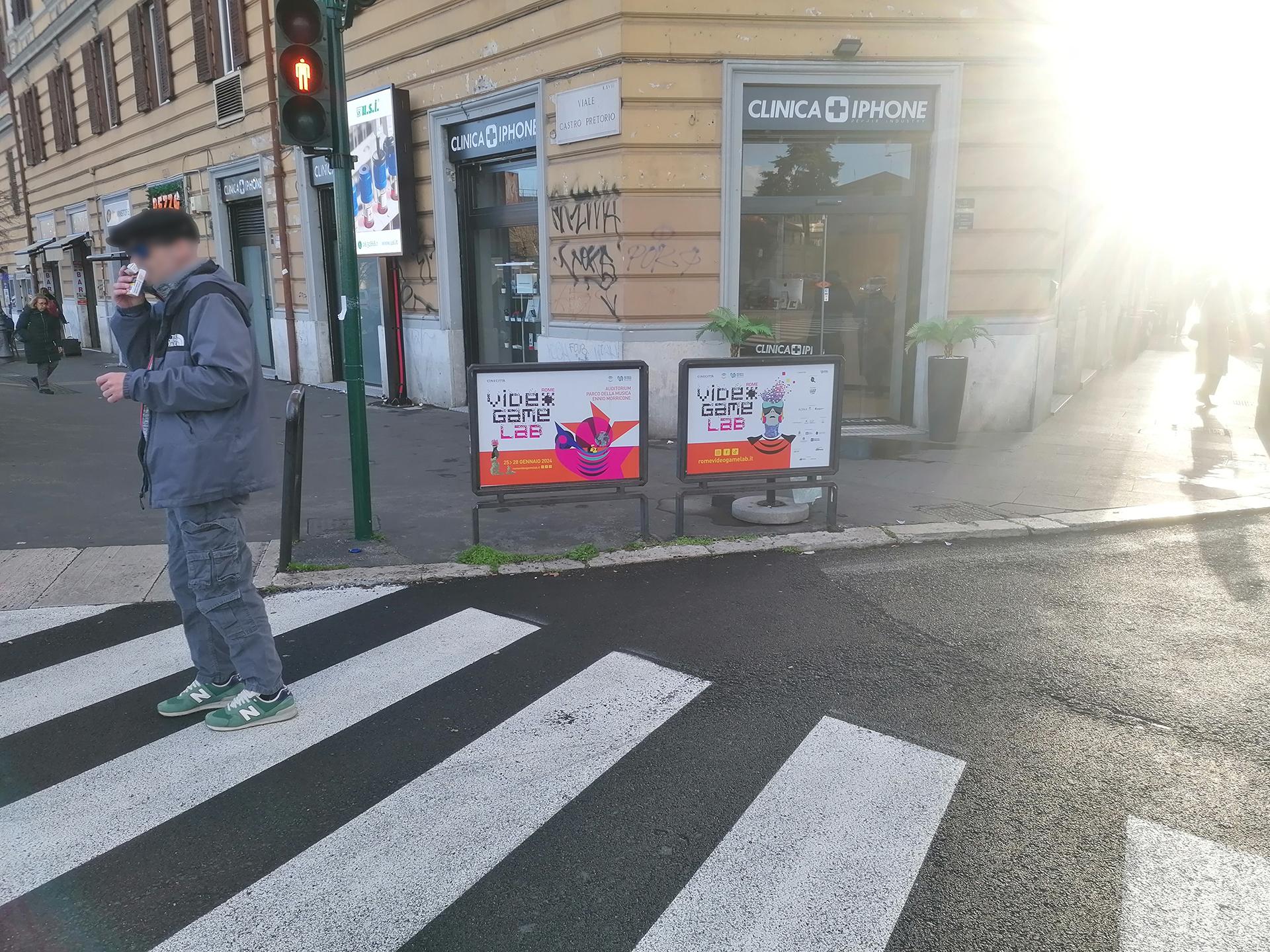 Impianto a VIALE CASTRO PRETORIO - ang. Via S. Martino della Battaglia  Roma